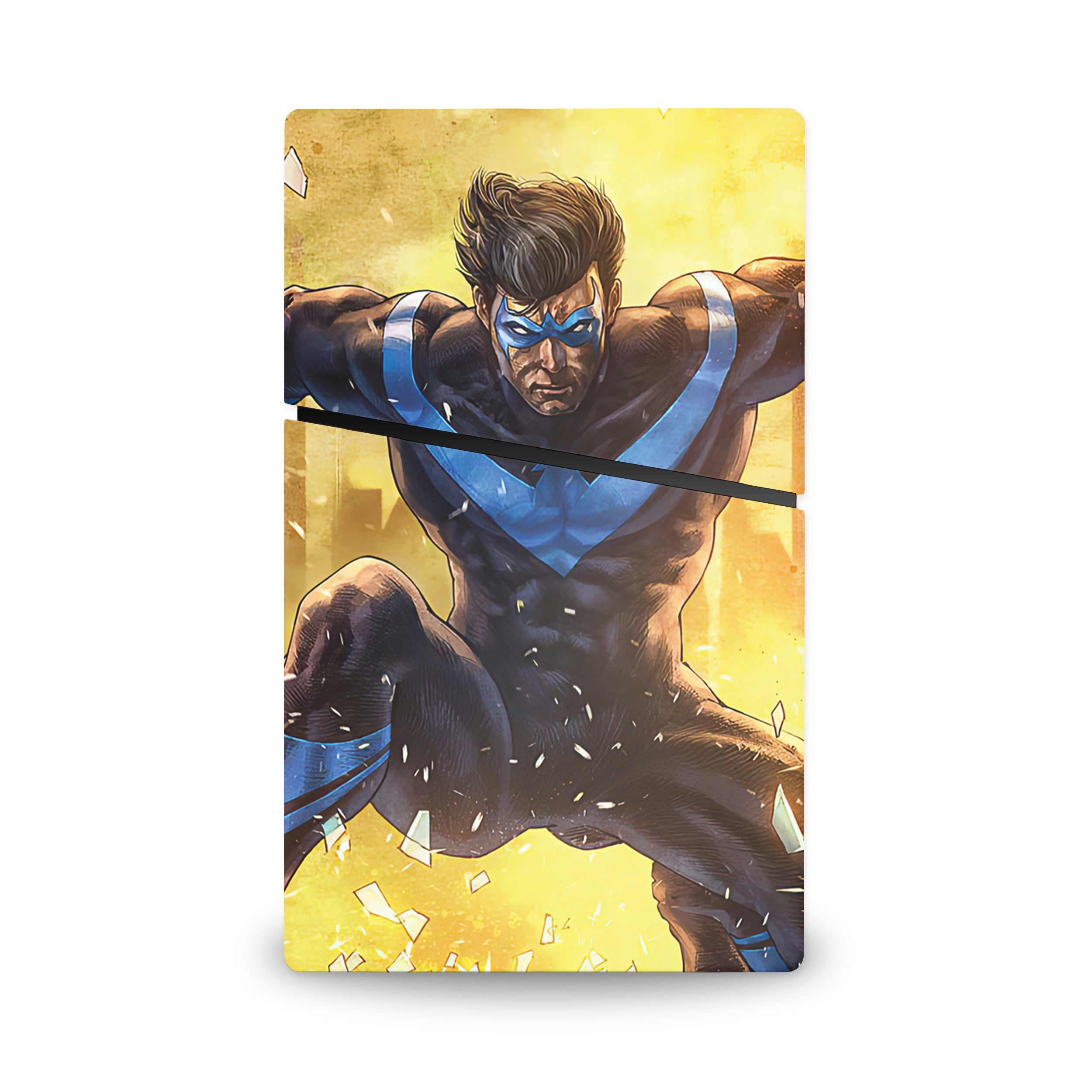 Shadow Vigilante v3 PS5 Slim Digital Skin - Comics-inspired design