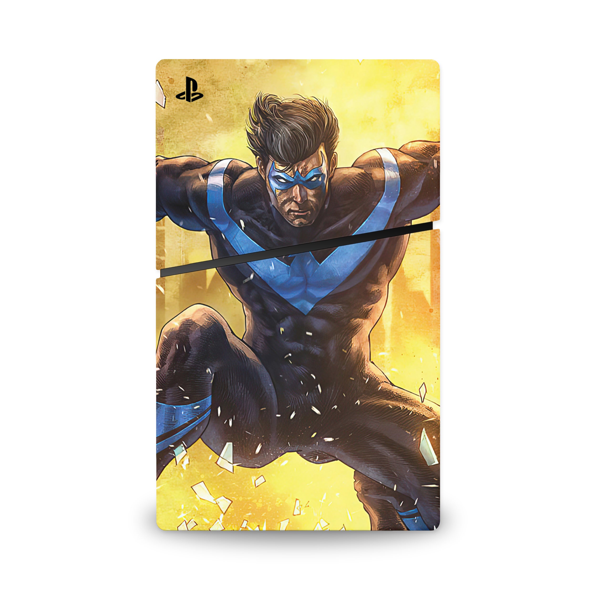 Shadow Vigilante v3 PS5 Slim Skin - Comics-inspired design