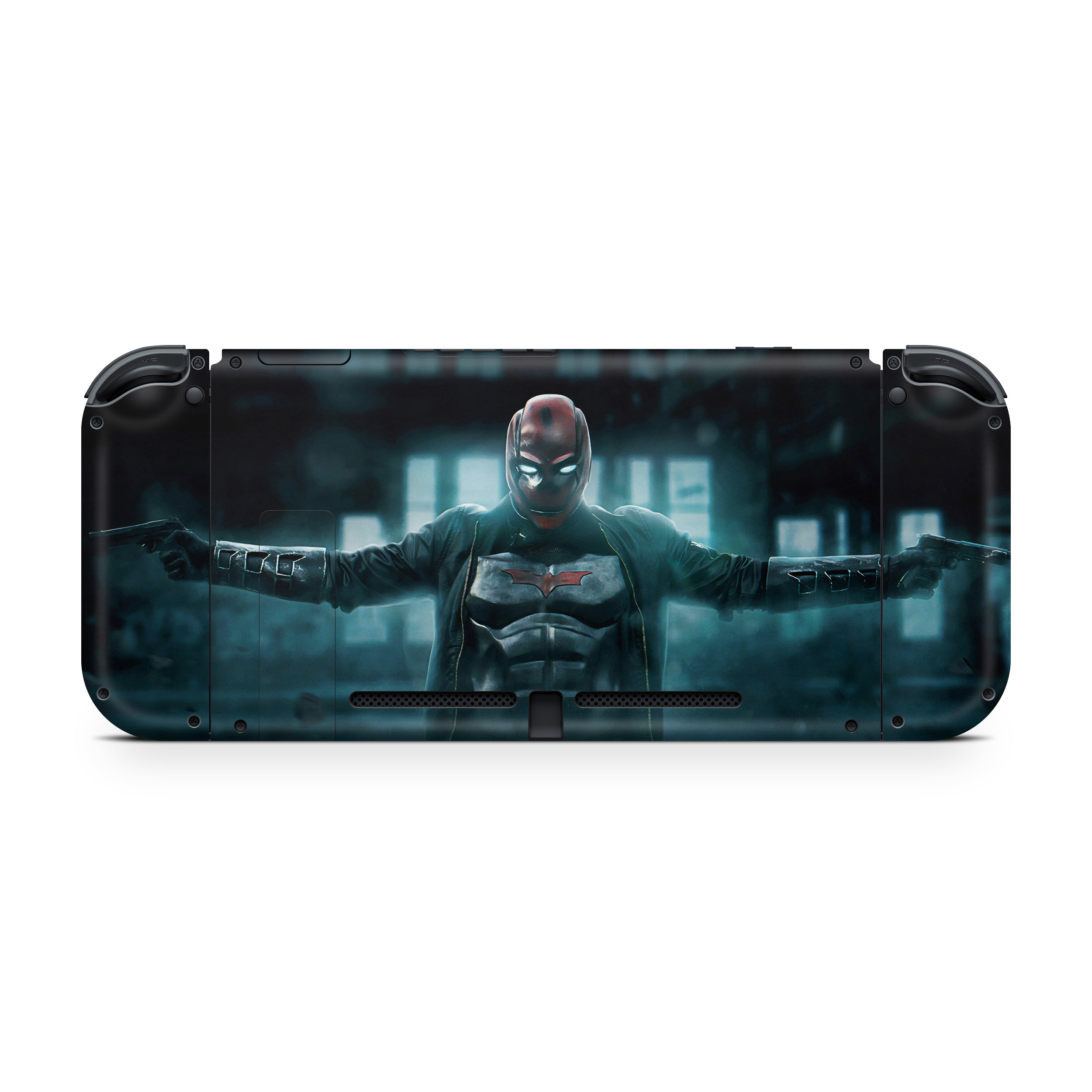 Outlaw Knight v6 Nintendo Switch OLED Skin - Comics-inspired design