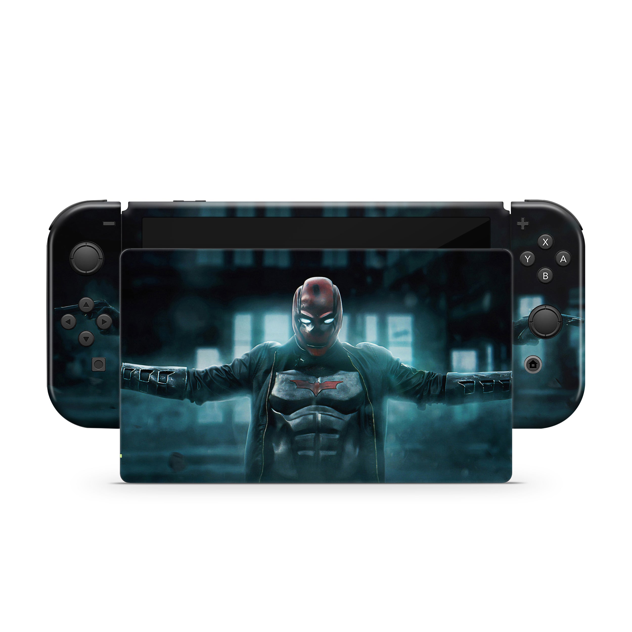 Outlaw Knight v6 Nintendo Switch OLED Skin - Comics-inspired design