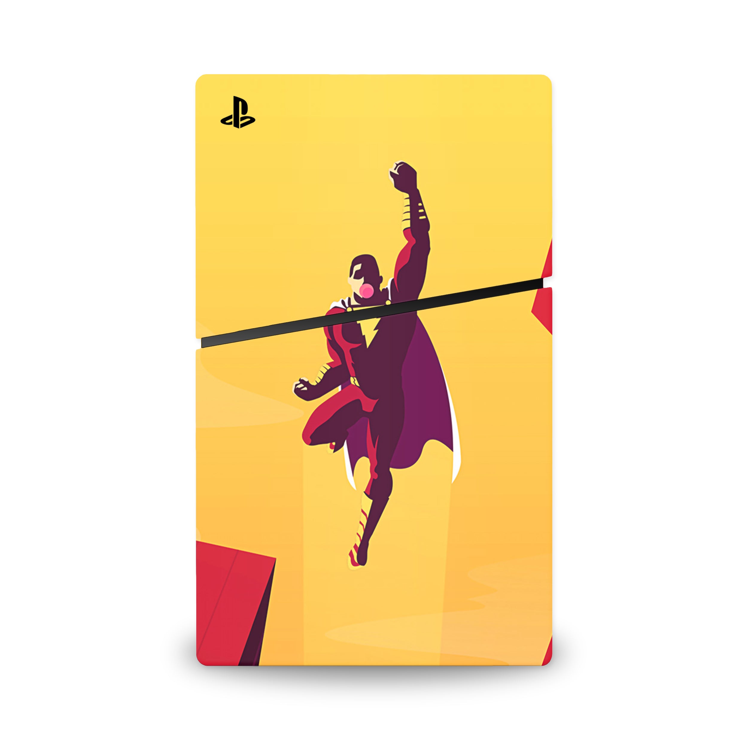Thunder Champion v1 PS5 Slim Skin - Comics-inspired design