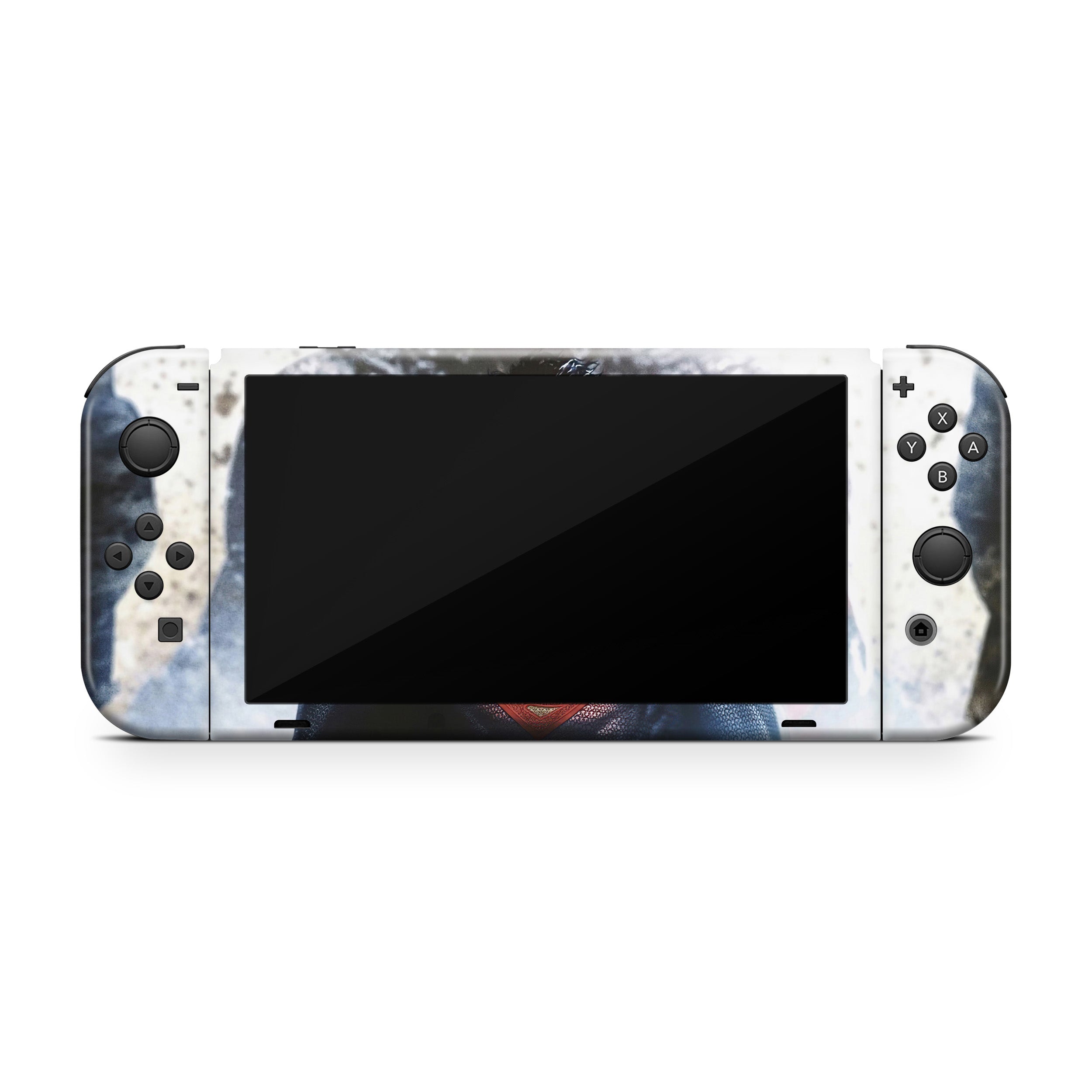Hero of Steel v2 Nintendo Switch OLED Skin - Comics-inspired design