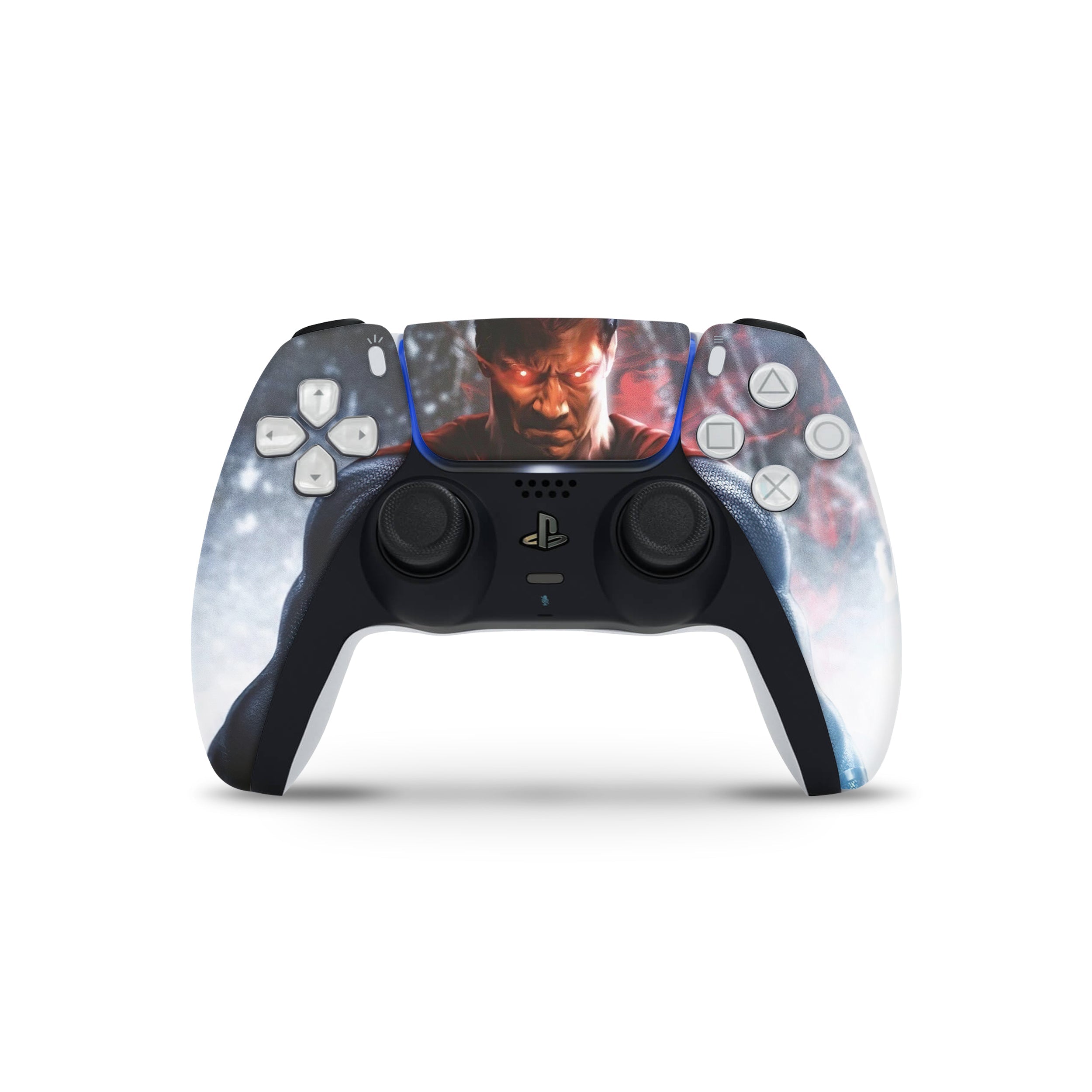 Hero of Steel v2 PS5 Controller Skin - Comics-inspired design