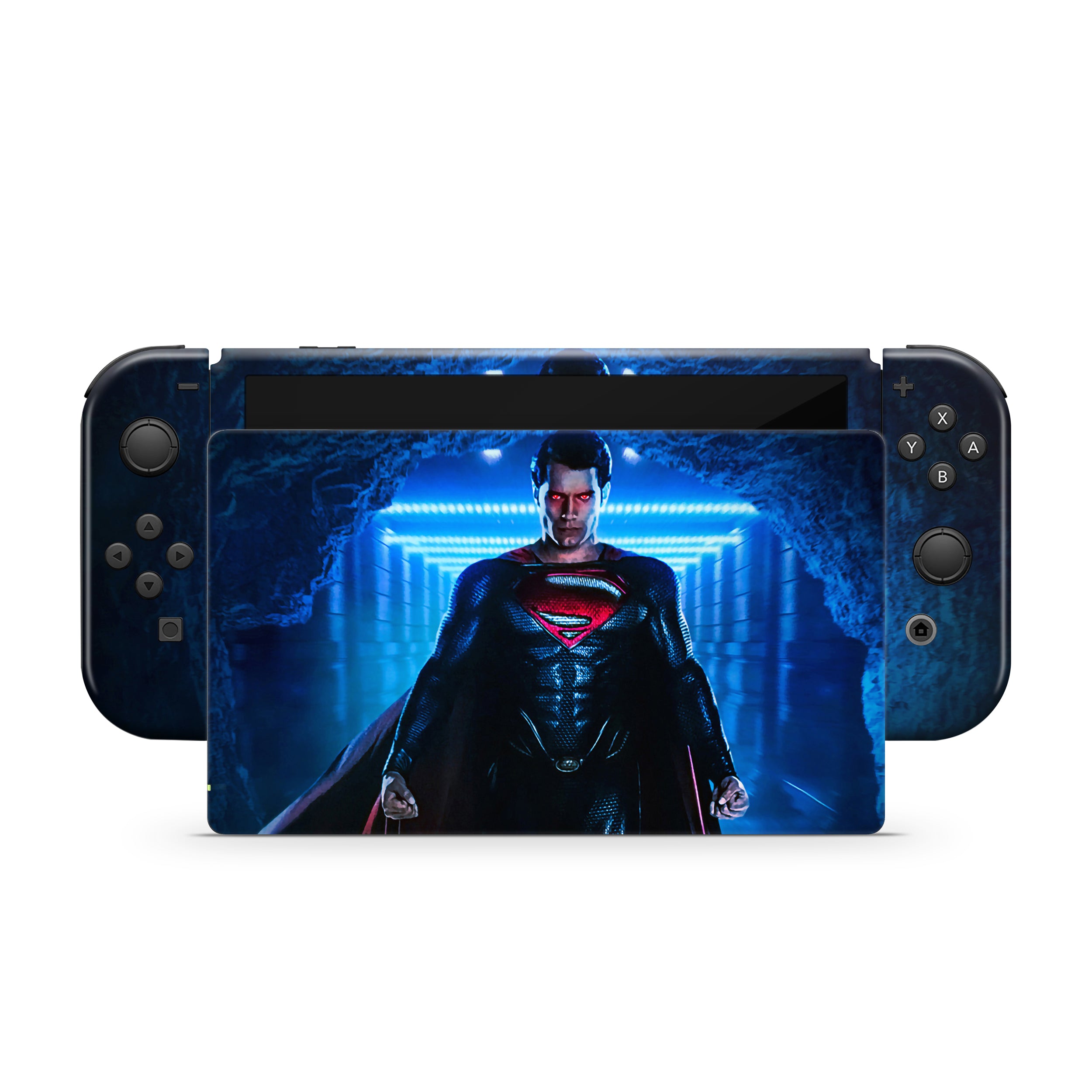 Hero of Steel v3 Nintendo Switch OLED Skin - Comics-inspired design