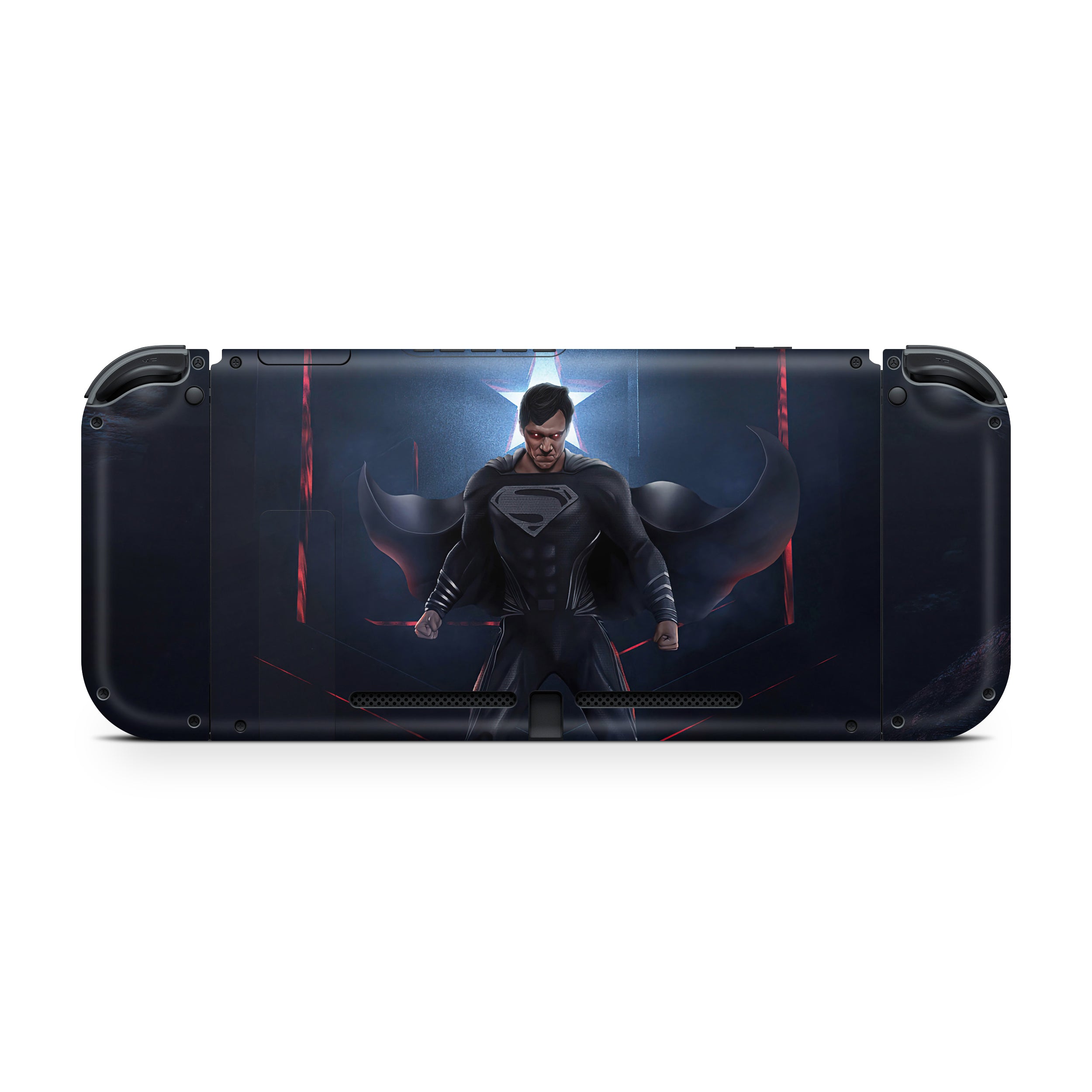 Hero of Steel v7 Nintendo Switch OLED Skin - Comics-inspired design