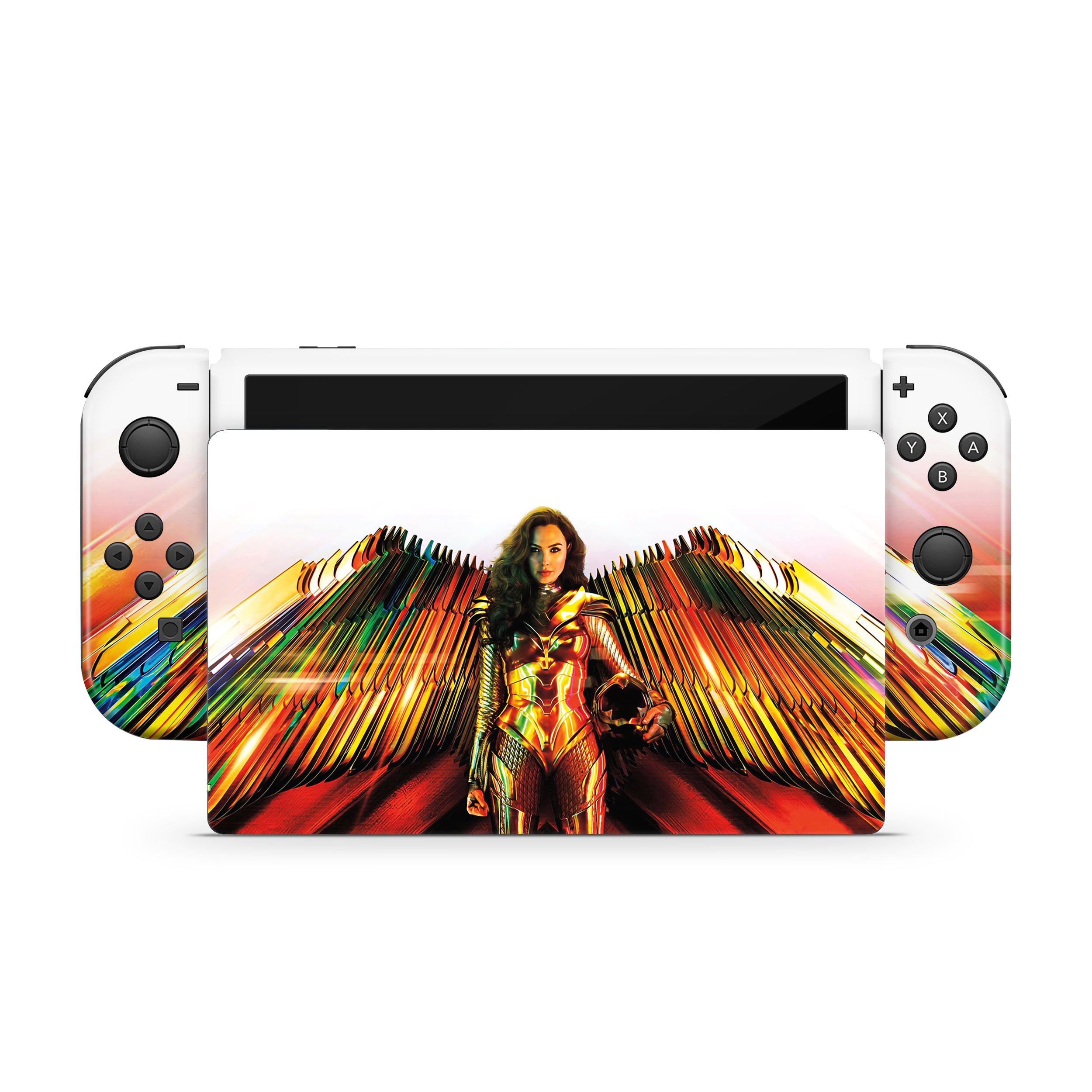 Amazon Goddess v5 Nintendo Switch OLED Skin - Comics-inspired design