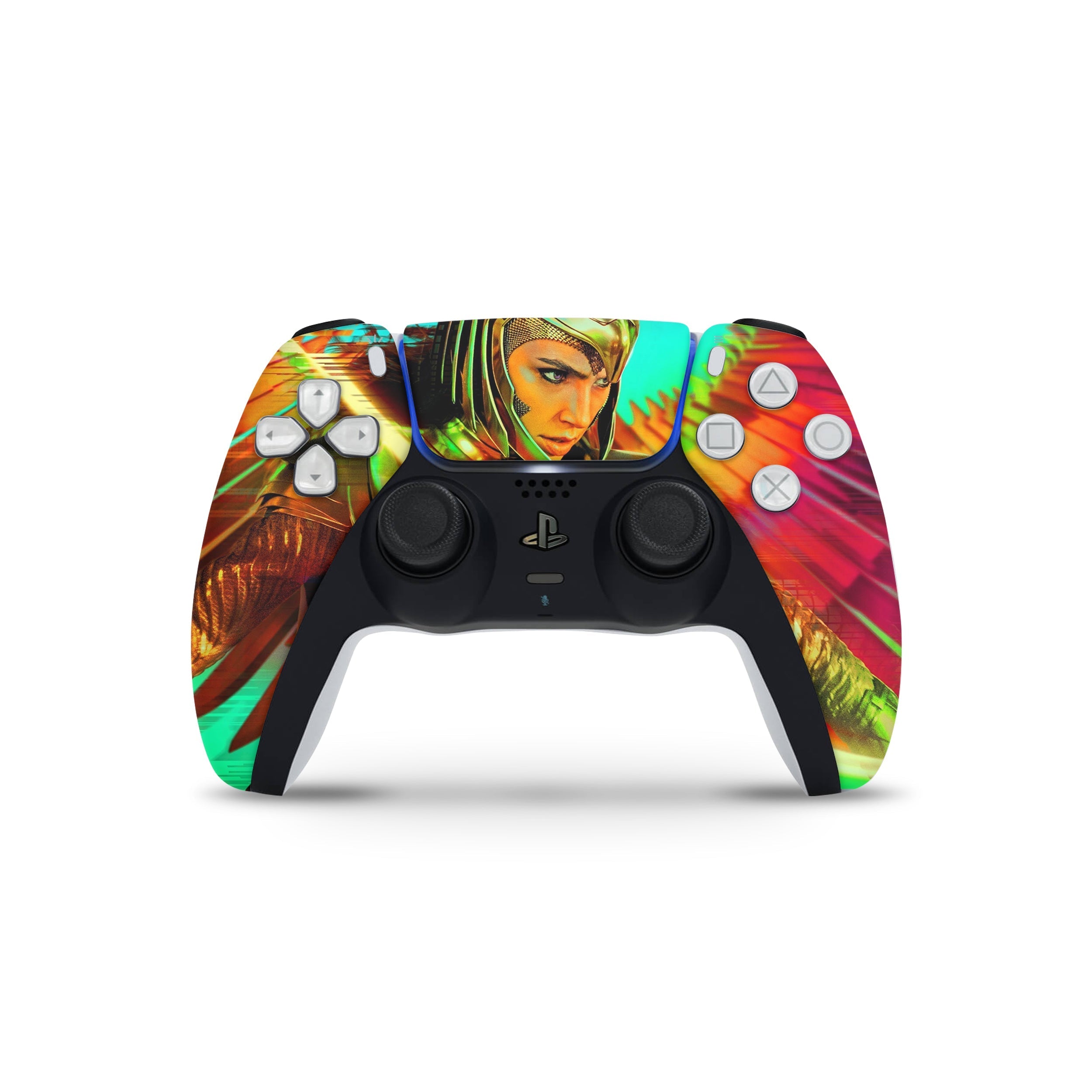 Amazon Goddess v6 PS5 Controller Skin - Comics-inspired design