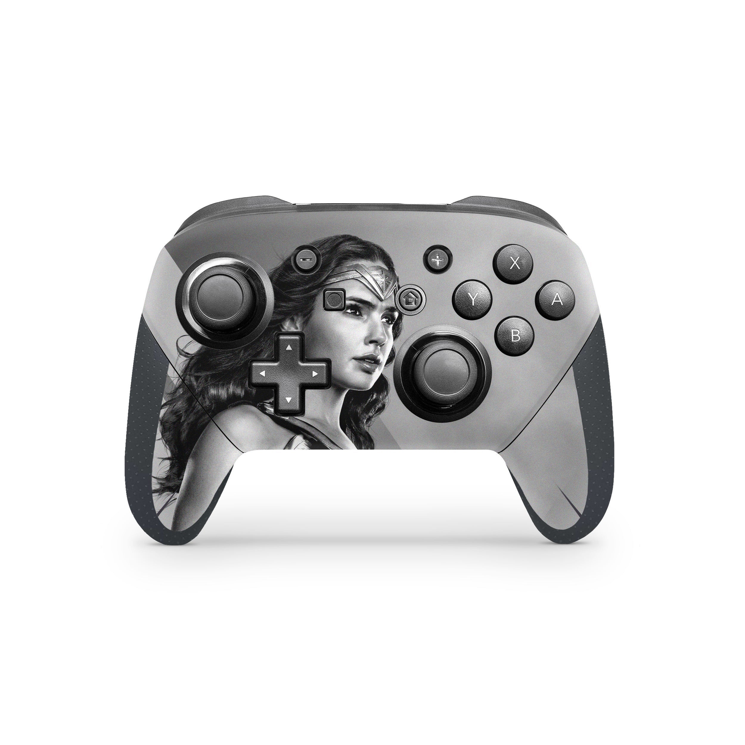 Amazon Goddess v7 Nintendo Switch Pro Controller Skin - Comics-inspired design