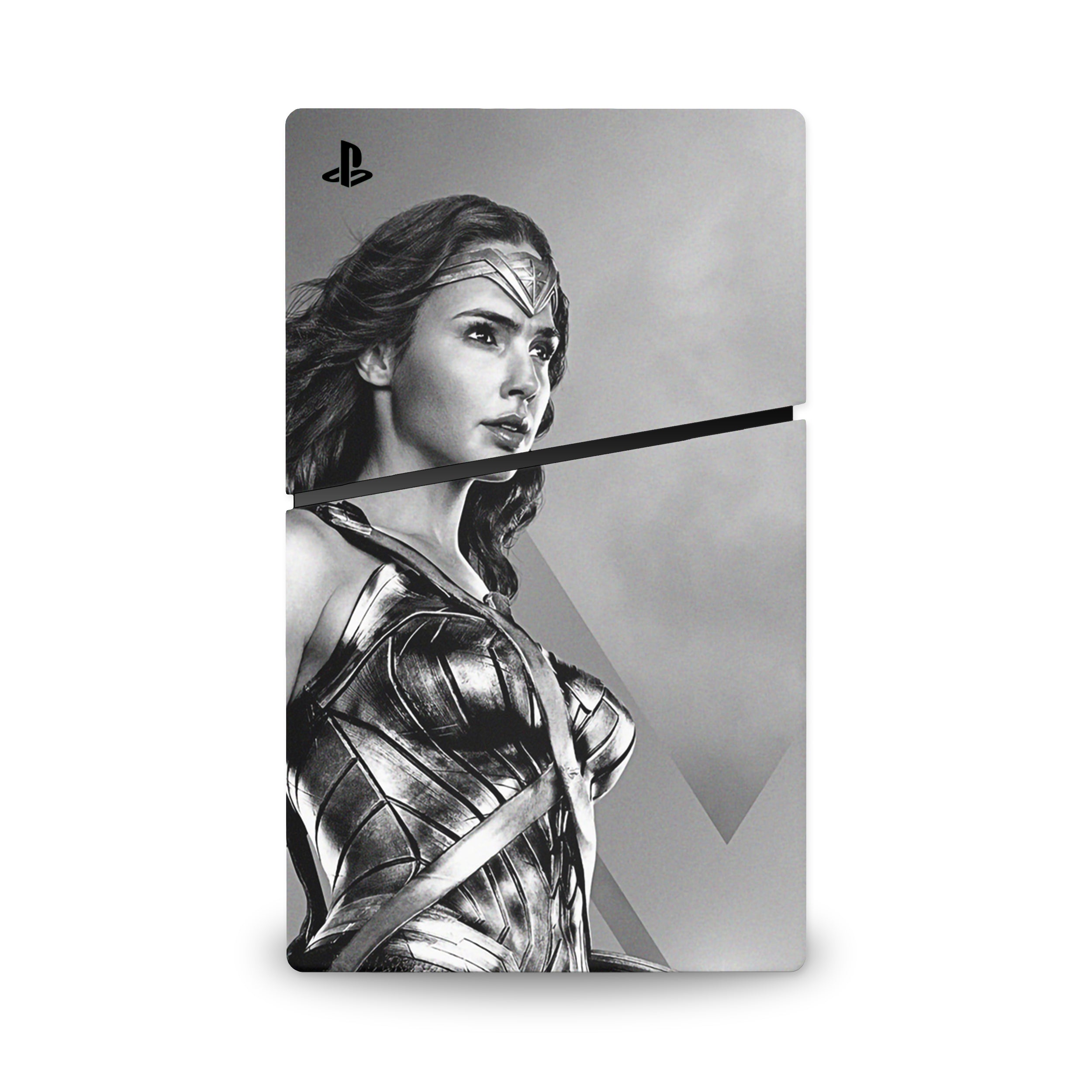 Amazon Goddess v7 PS5 Slim Skin - Comics-inspired design