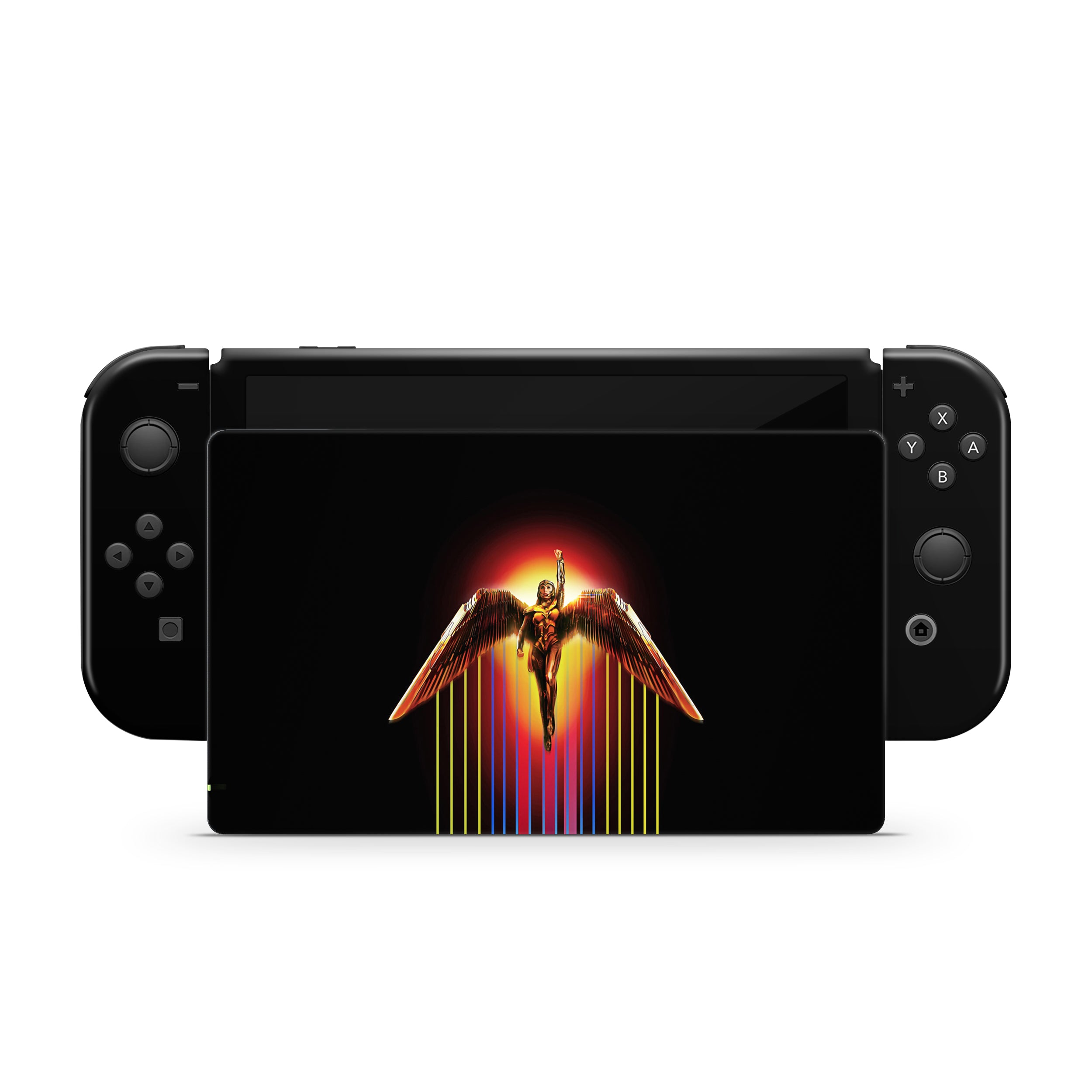 Amazon Goddess v8 Nintendo Switch OLED Skin - Comics-inspired design