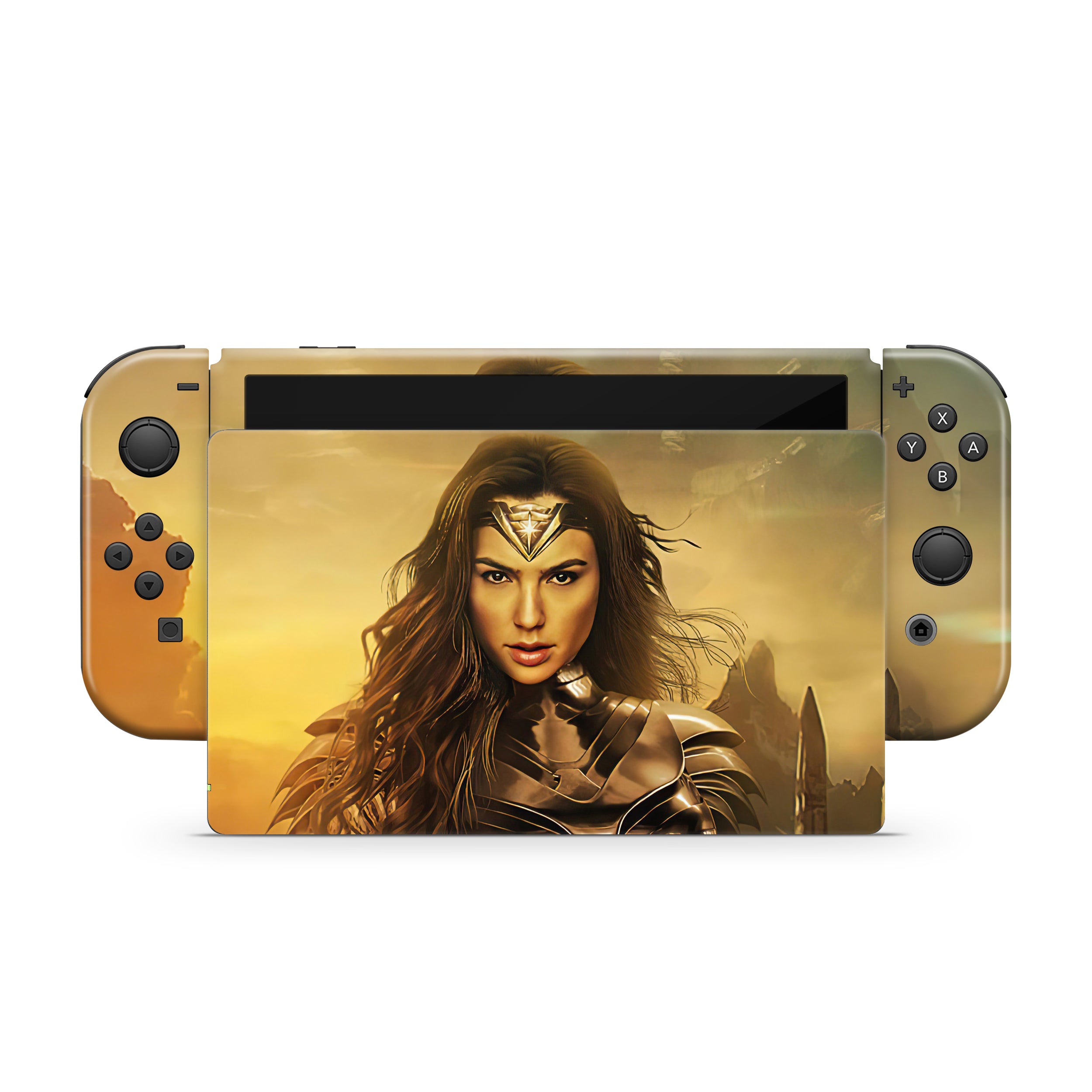 Amazon Goddess v11 Nintendo Switch OLED Skin - Comics-inspired design