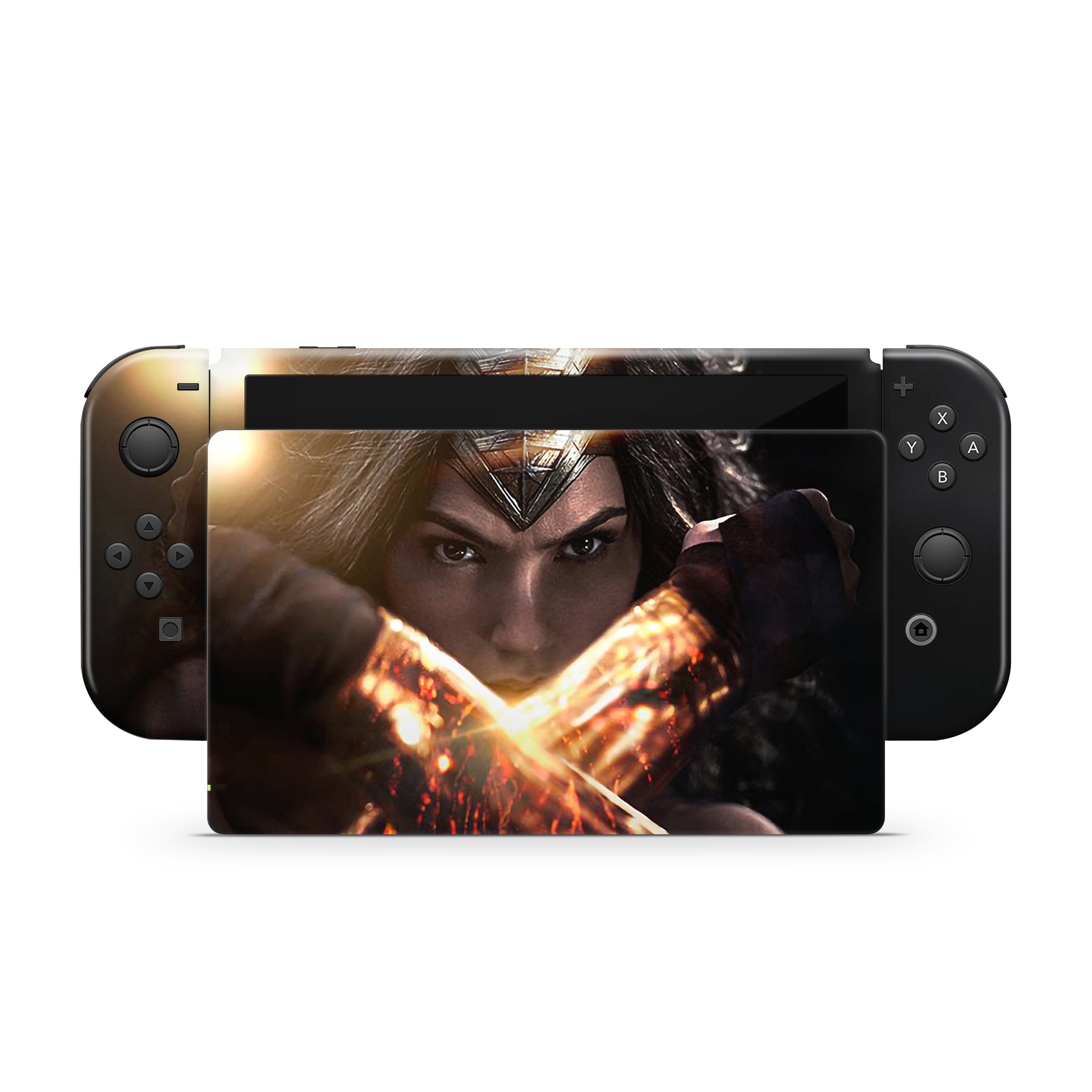 Amazon Goddess v13 Nintendo Switch OLED Skin - Comics-inspired design