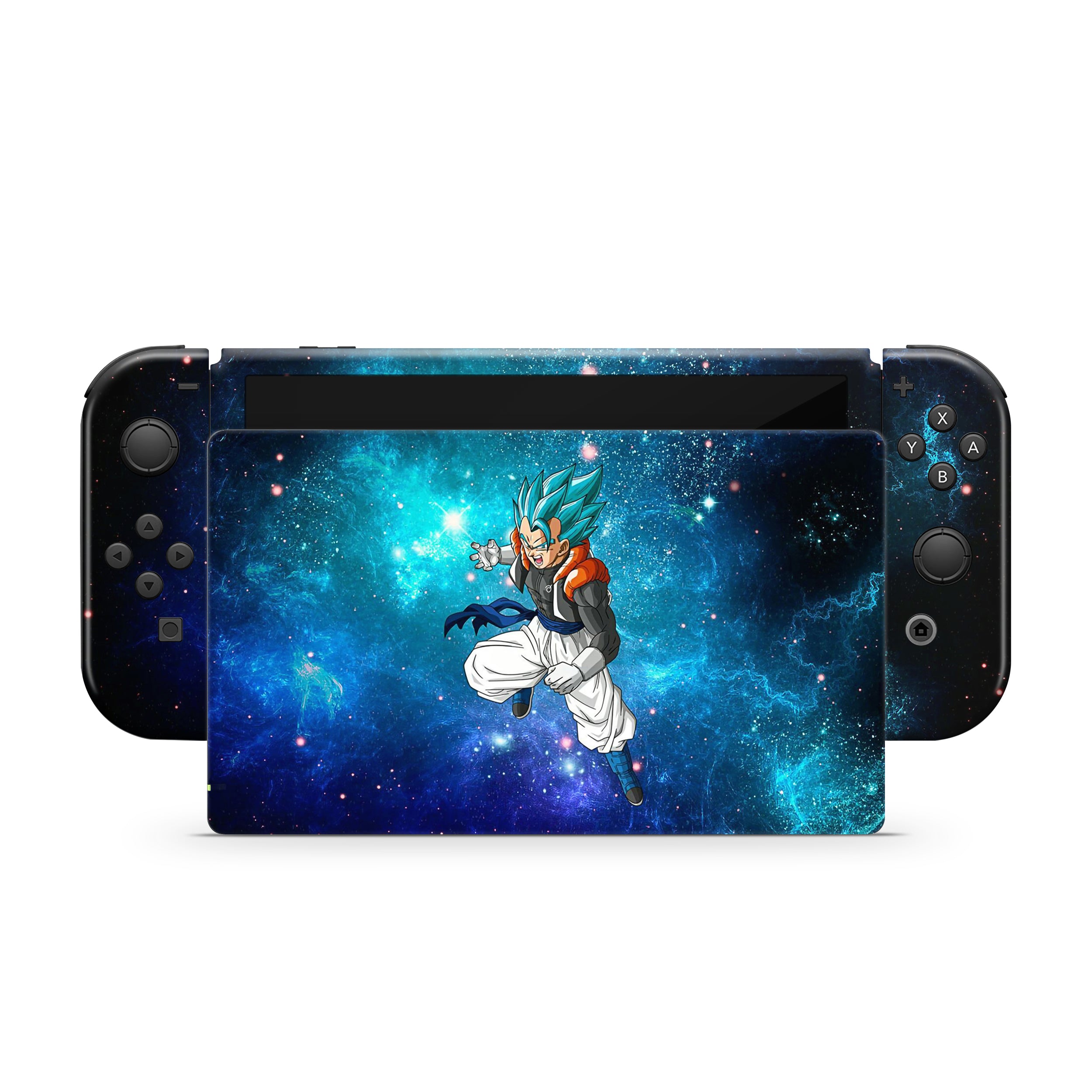 Fusion Warrior v2 Nintendo Switch OLED Skin - Anime-inspired design