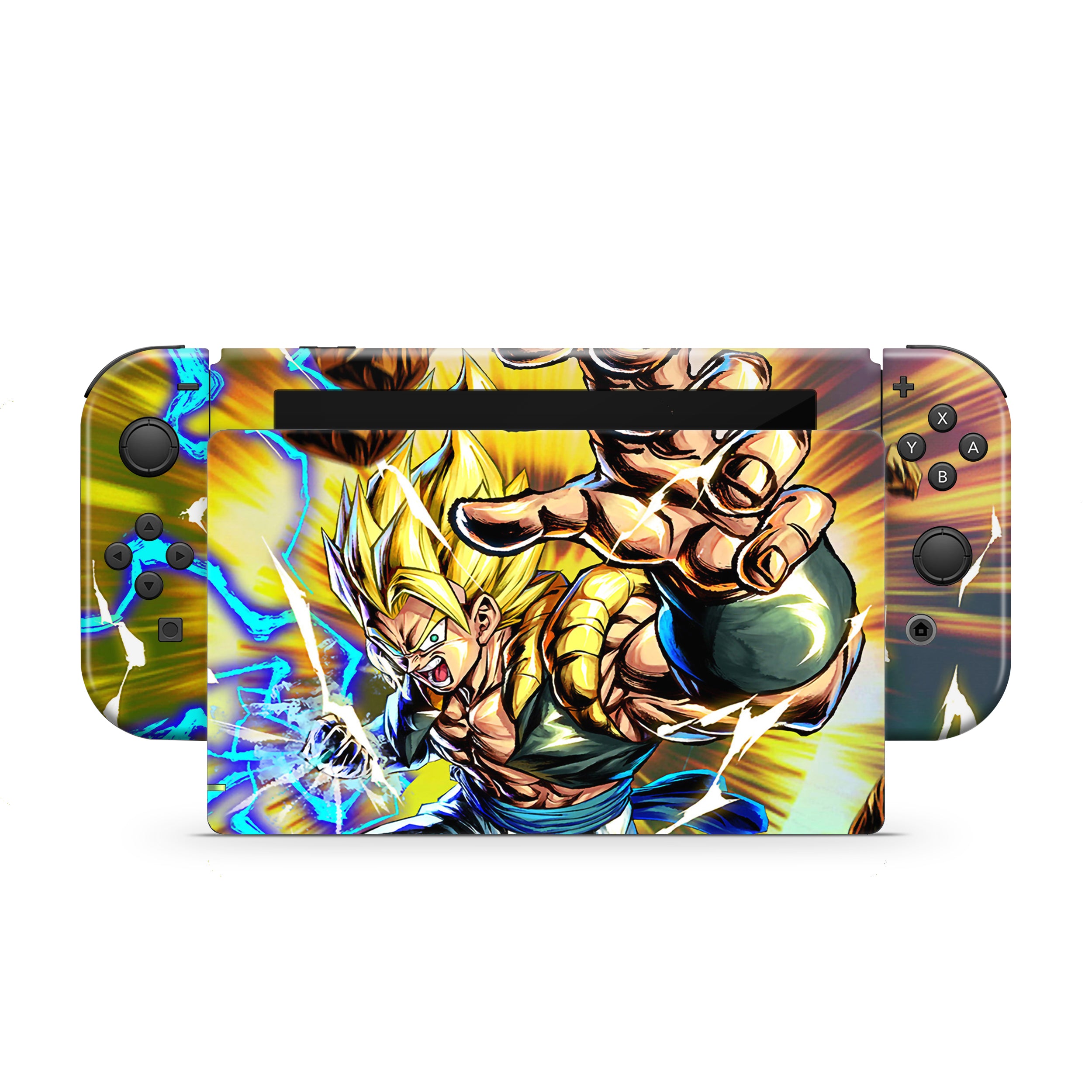 Fusion Warrior v4 Nintendo Switch Skin - Anime-inspired design