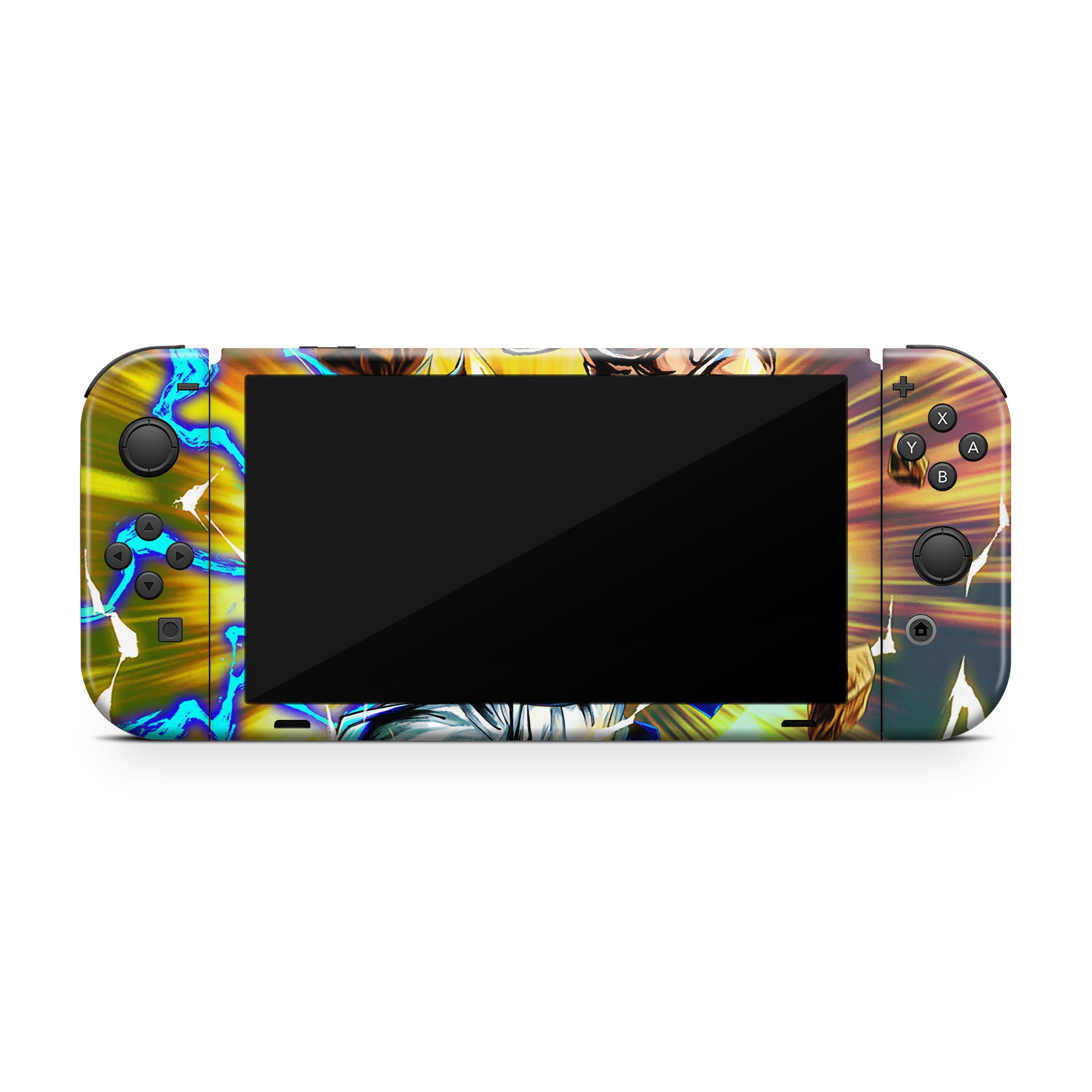Fusion Warrior v4 Nintendo Switch OLED Skin - Anime-inspired design