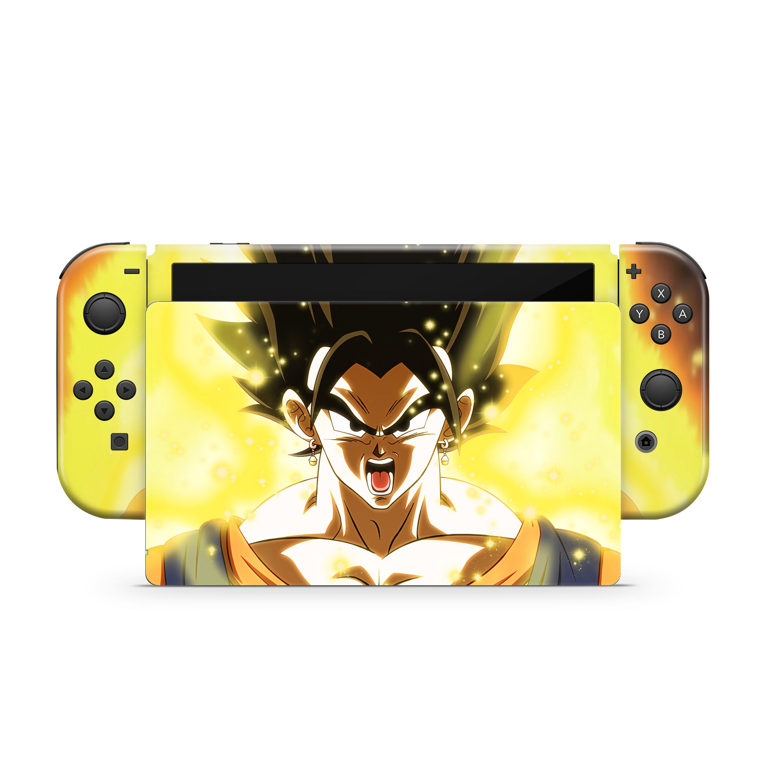 Fusion Warrior v5 Nintendo Switch OLED Skin - Anime-inspired design