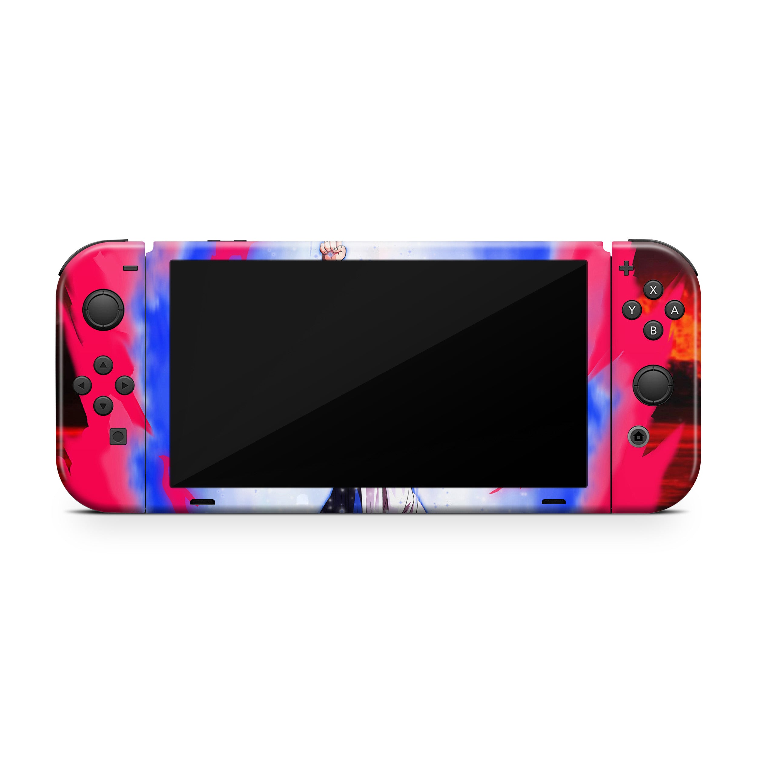 Fusion Warrior v6 Nintendo Switch OLED Skin - Anime-inspired design