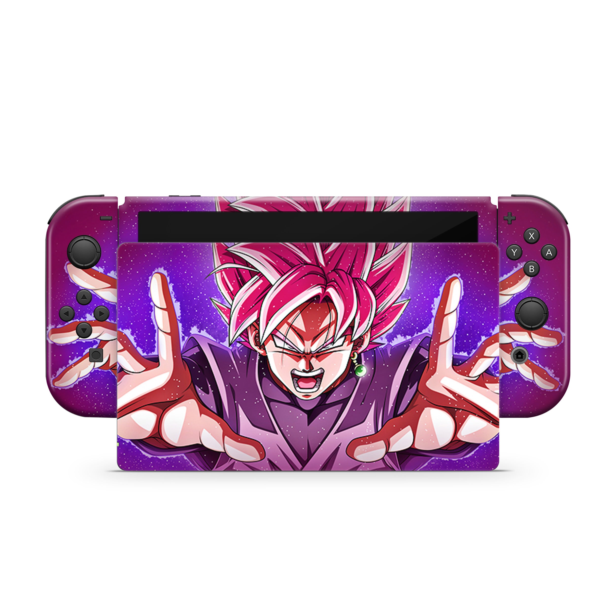 Saiyan Prime v1 Nintendo Switch OLED Skin - Anime-inspired design