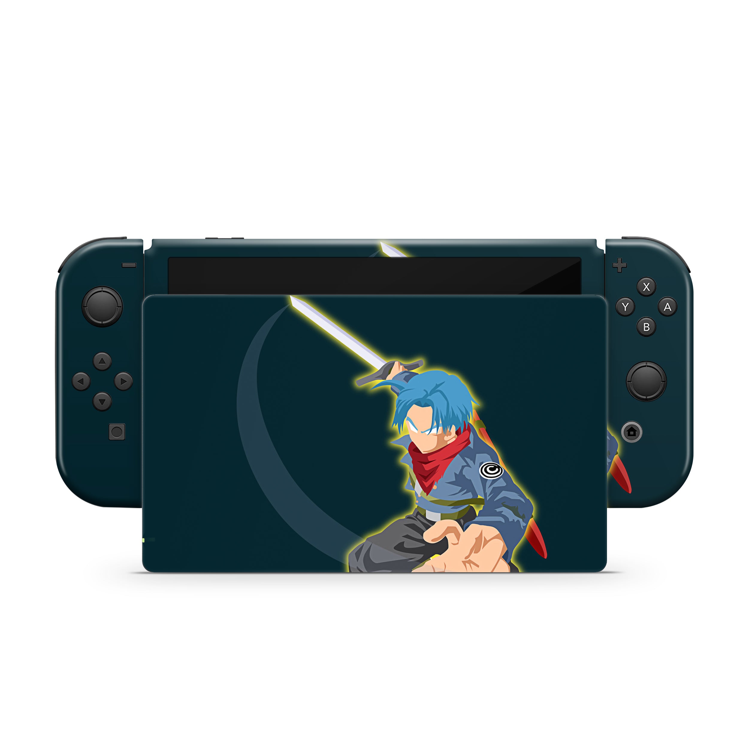 Time Warrior v1 Nintendo Switch OLED Skin - Anime-inspired design