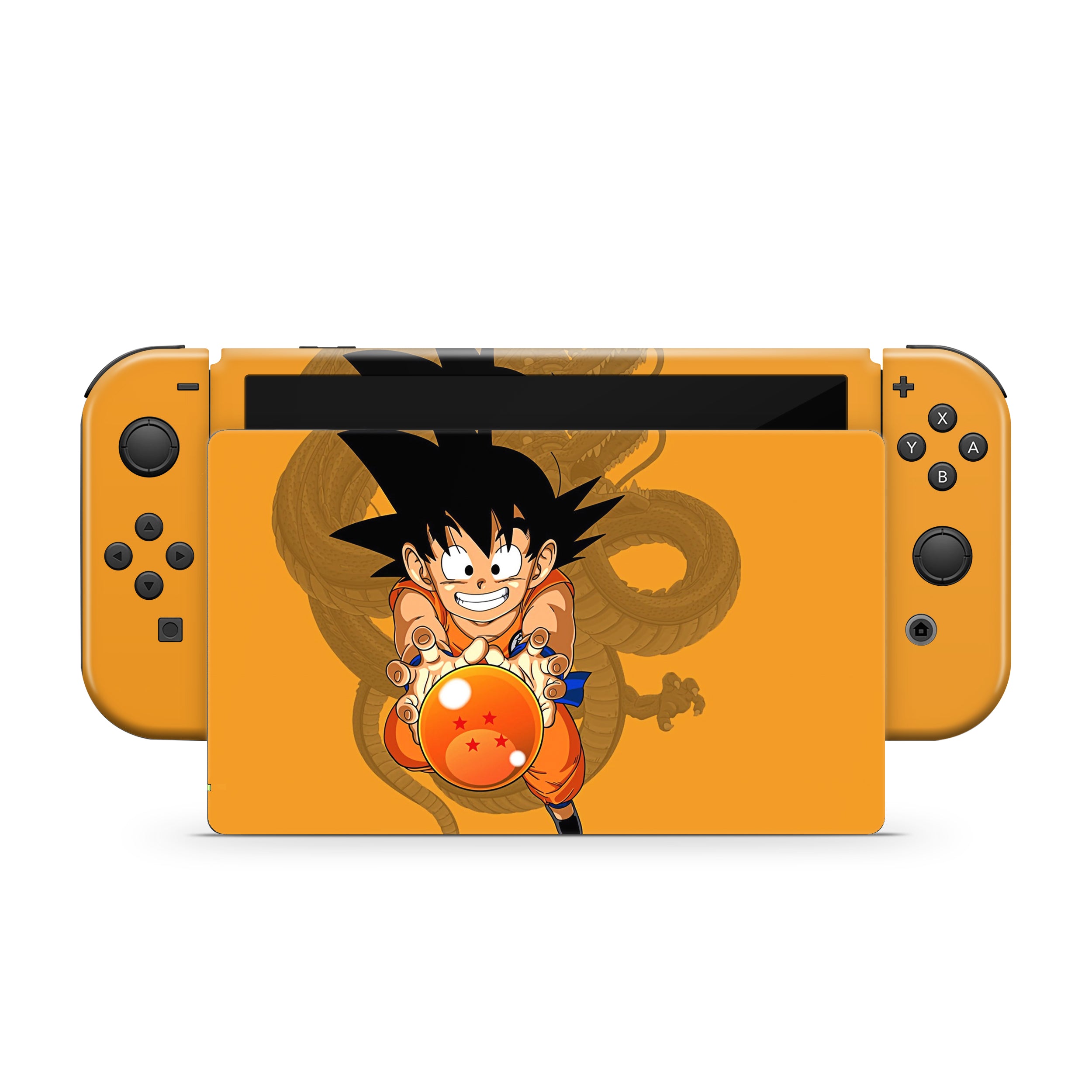 Saiyan Prime v2 Nintendo Switch OLED Skin - Anime-inspired design