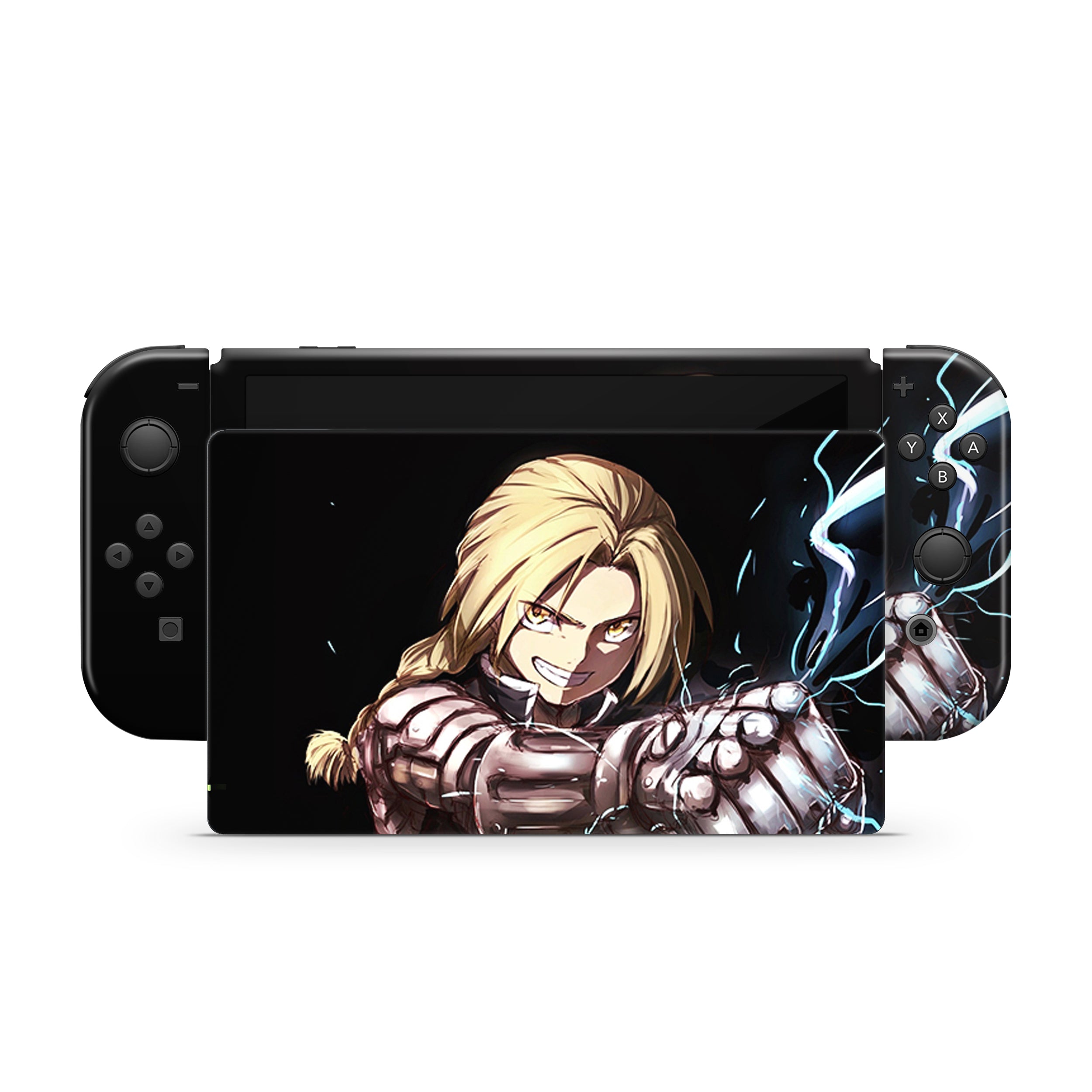 Alchemist Champion v1 Nintendo Switch OLED Skin - Anime-inspired design