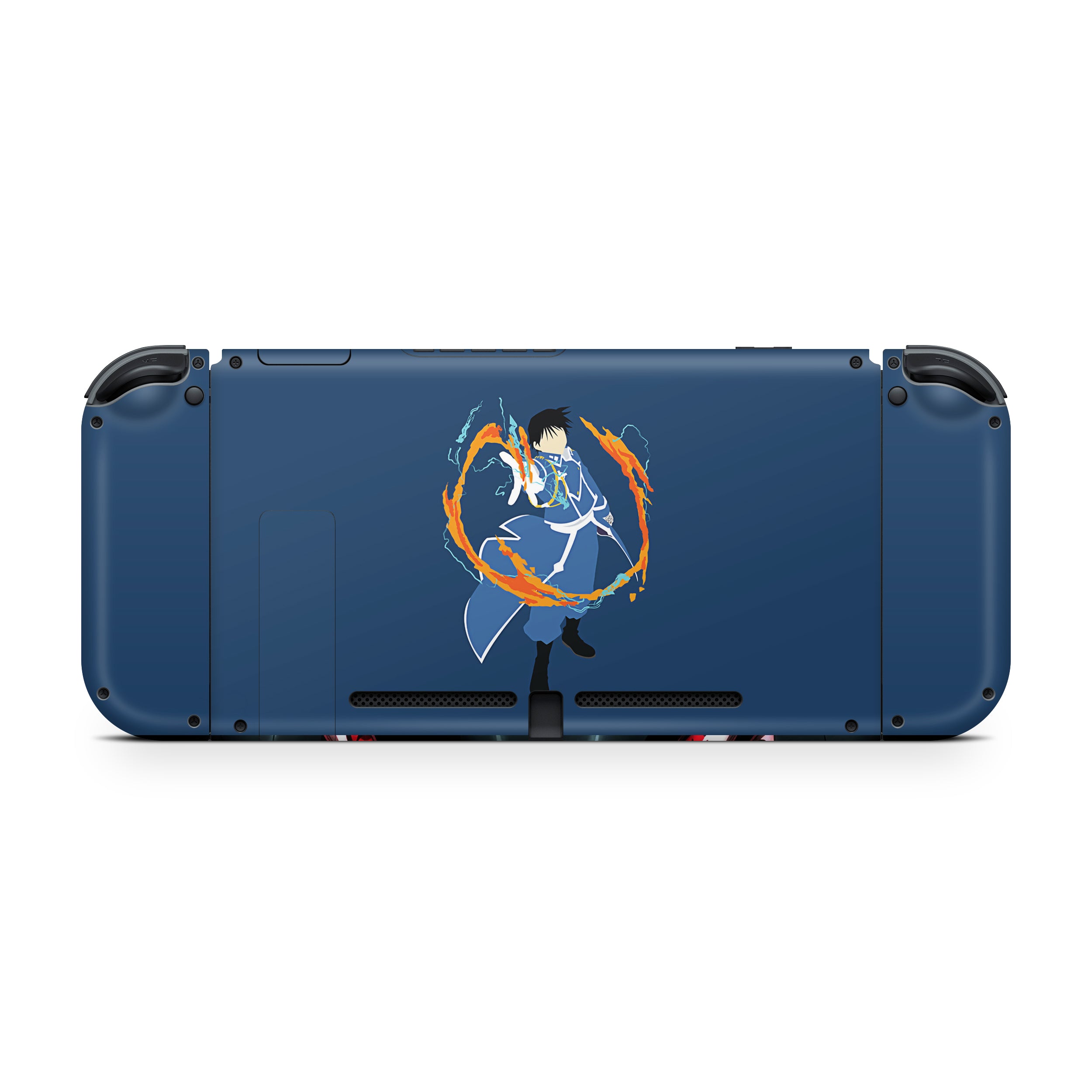 Fire Alchemist v1 Nintendo Switch OLED Skin - Anime-inspired design