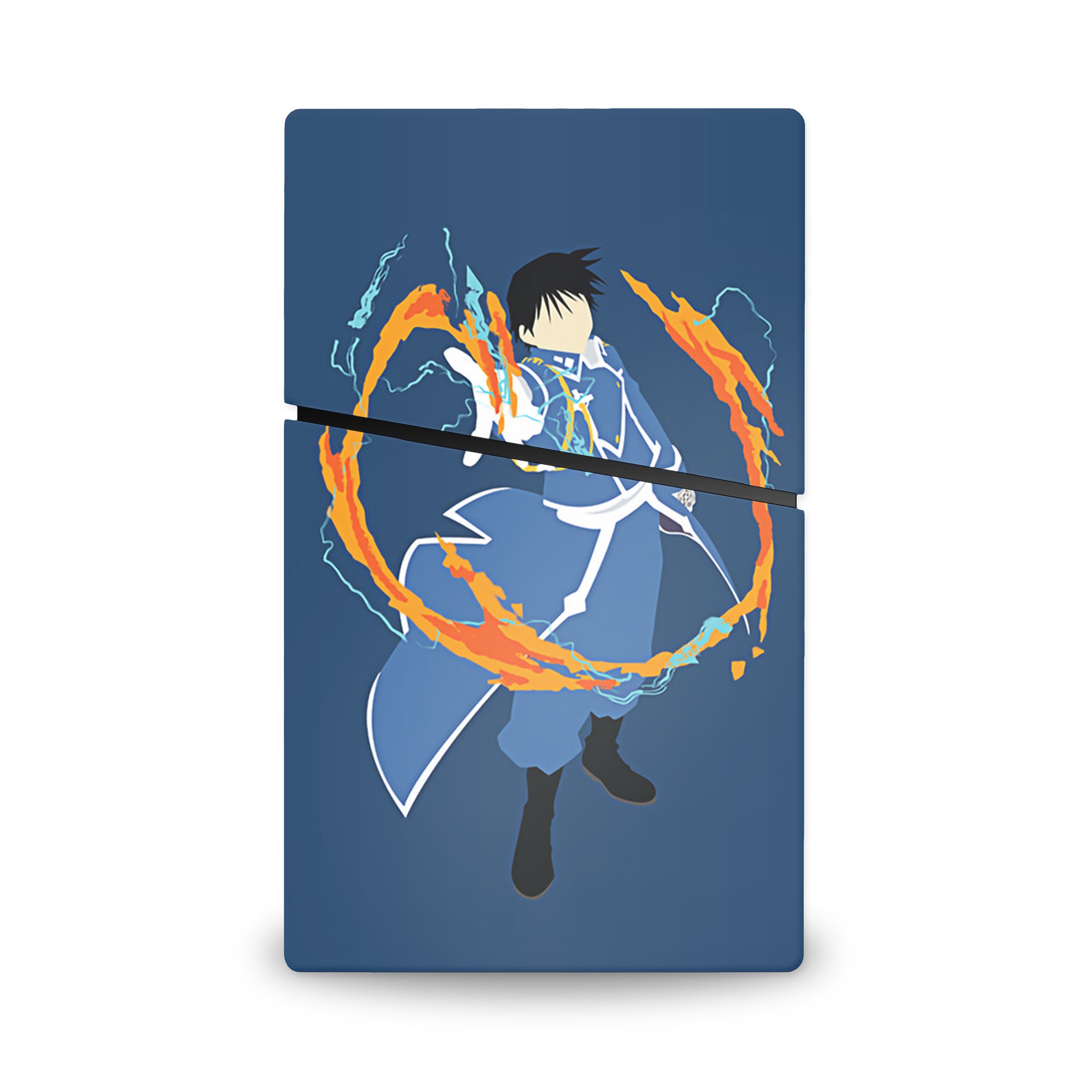 Fire Alchemist v1 PS5 Slim Digital Skin - Anime-inspired design