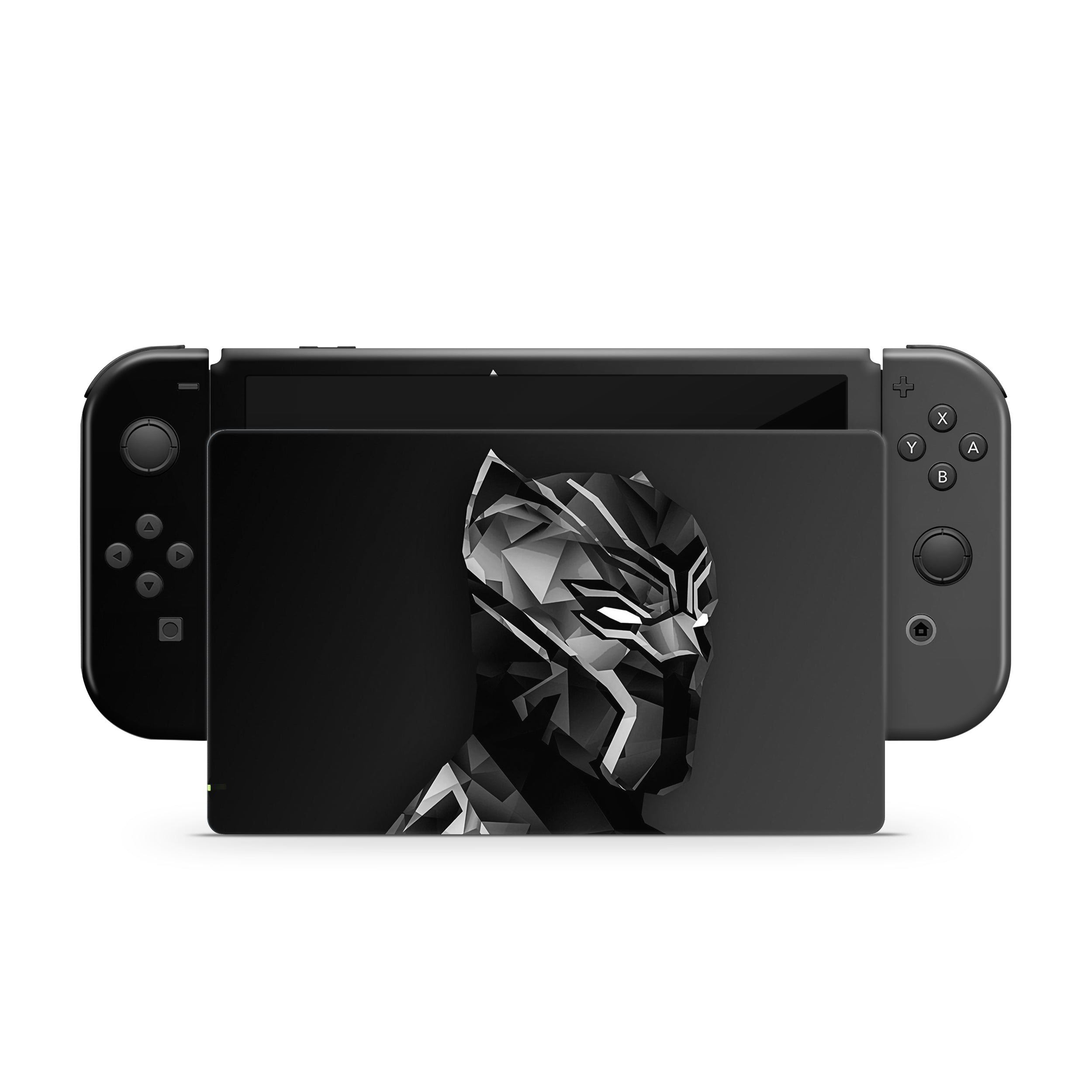 Panther Warrior v6 Nintendo Switch OLED Skin - Comics-inspired design