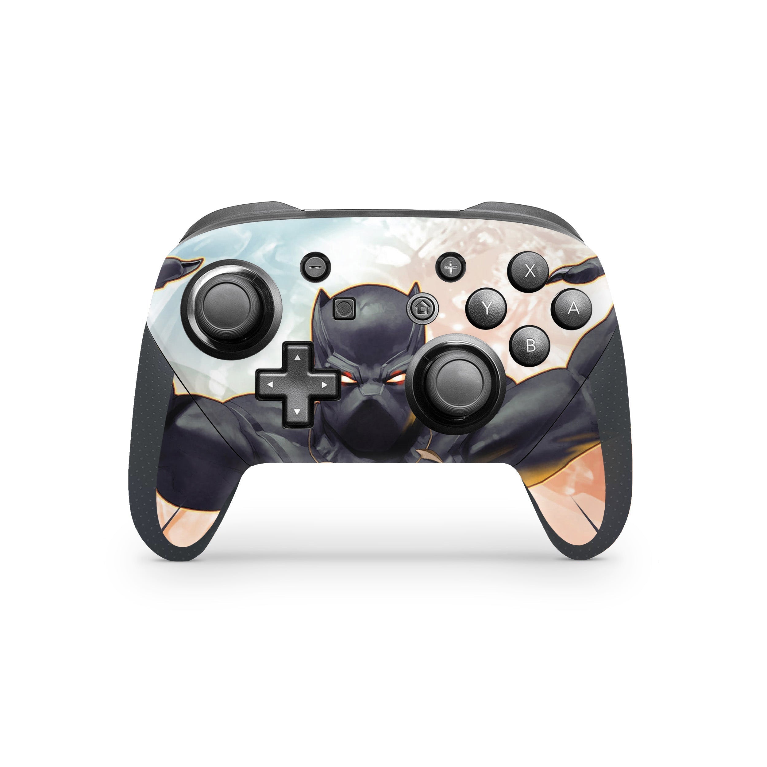 Panther Warrior v10 Nintendo Switch Pro Controller Skin - Comics-inspired design