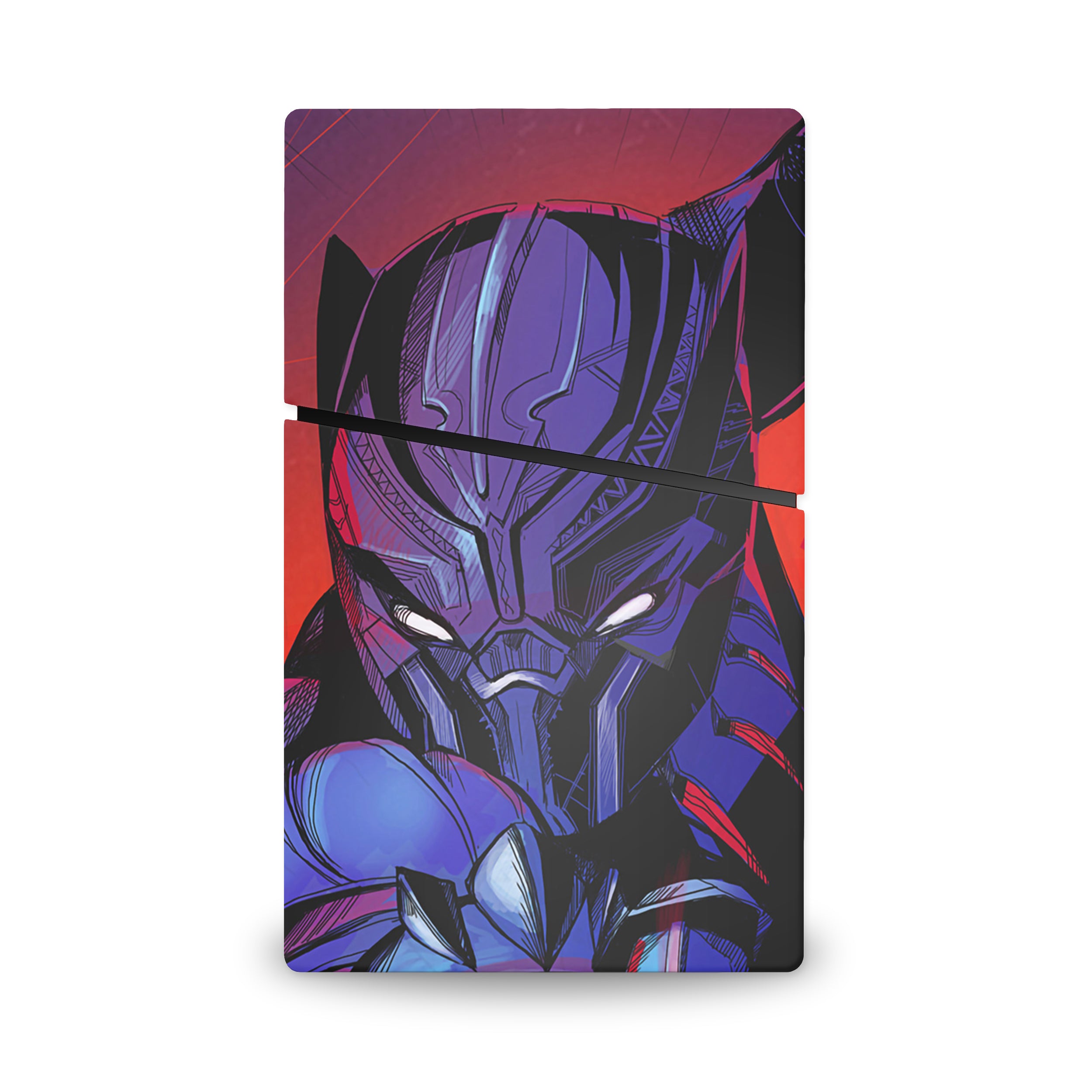 Panther Warrior v14 PS5 Slim Digital Skin - Comics-inspired design