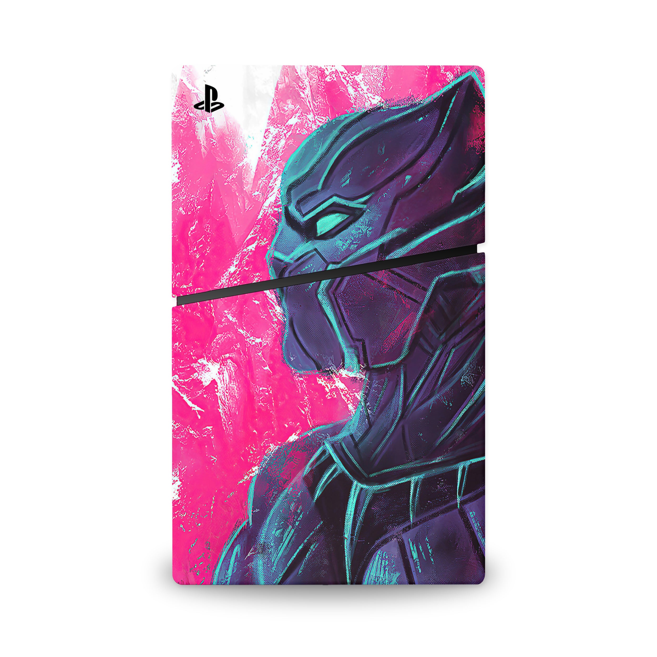 Panther Warrior v15 PS5 Slim Skin - Comics-inspired design