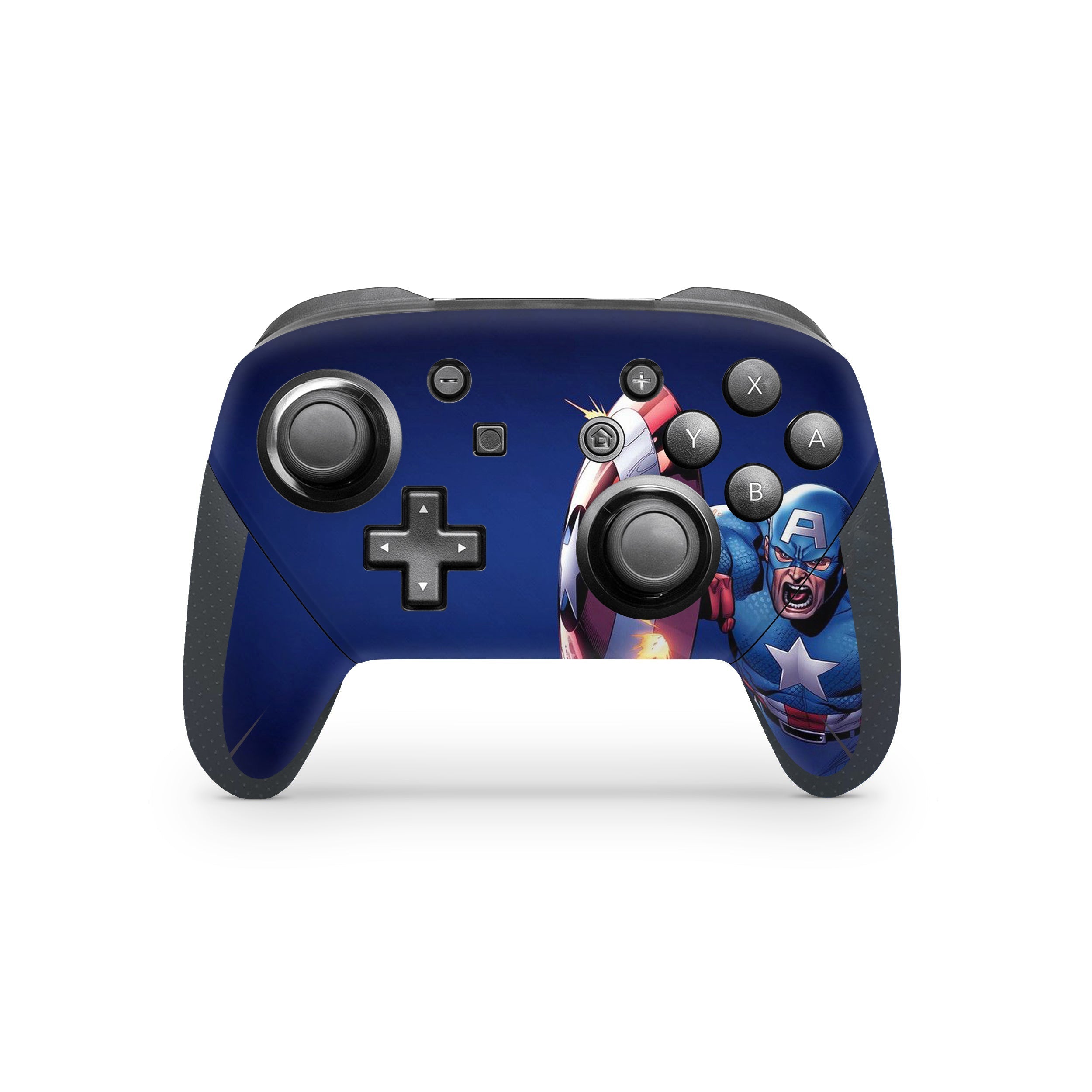 Freedom Vanguard v12 Nintendo Switch Pro Controller Skin - Comics-inspired design