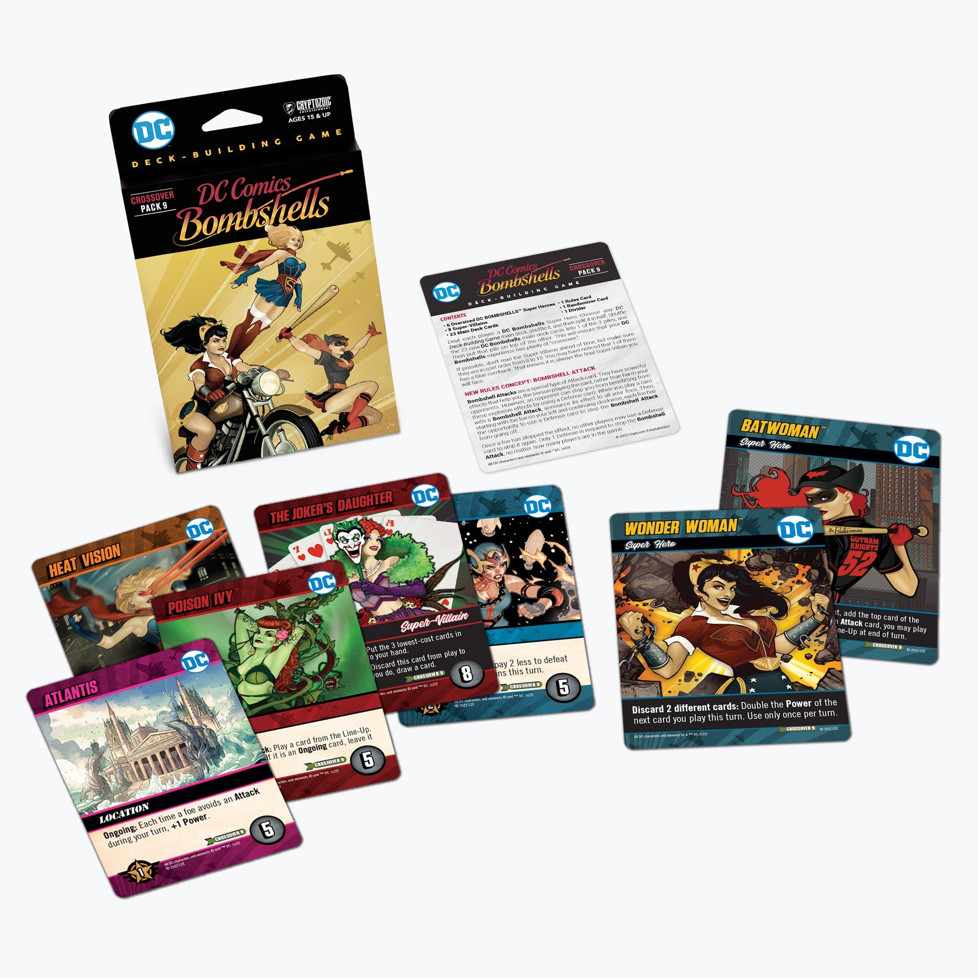 DC Deck-Building Game Crossover Pack 9: DC Bombshells (KICKSTARTER EDITION)
