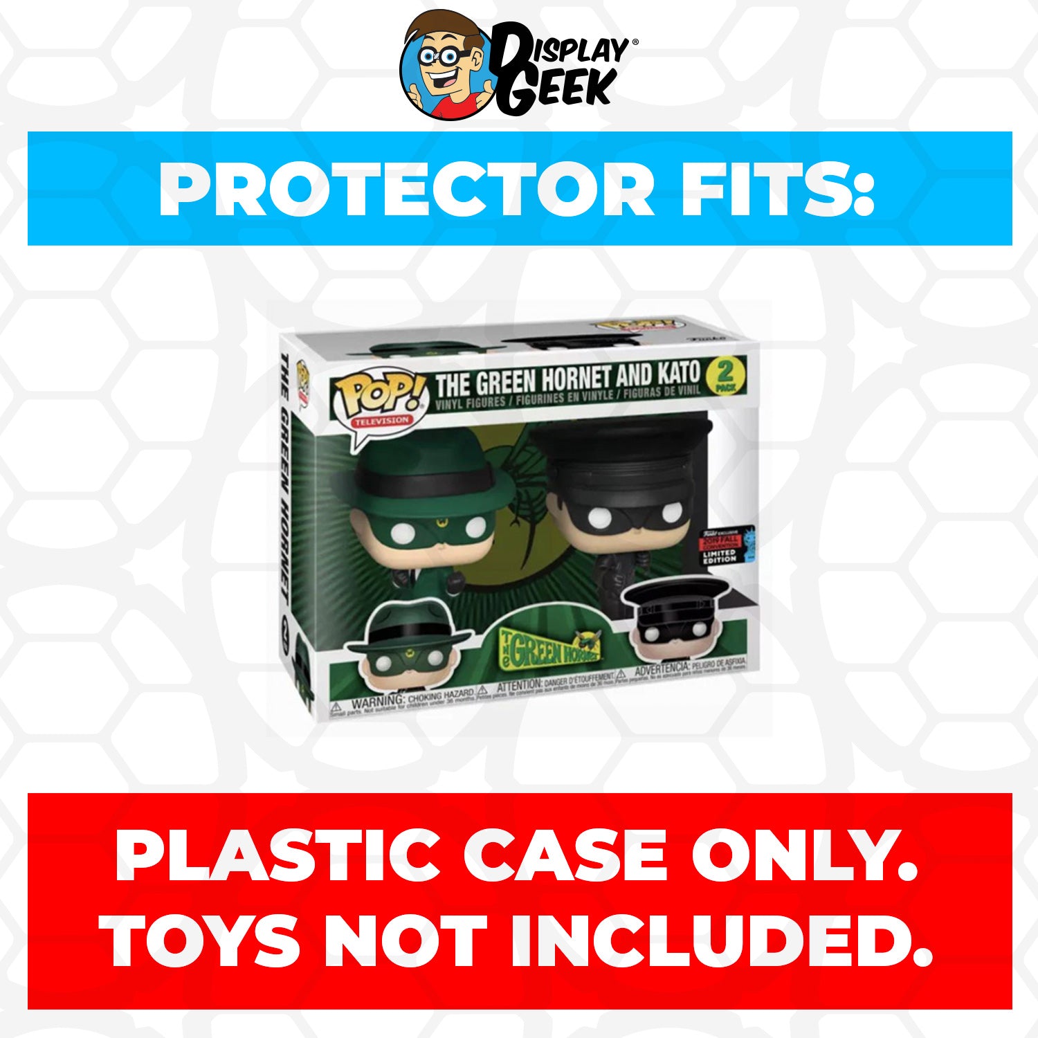 Pop Protector for 2 Pack The Green Hornet & Kato NYCC Funko Pop