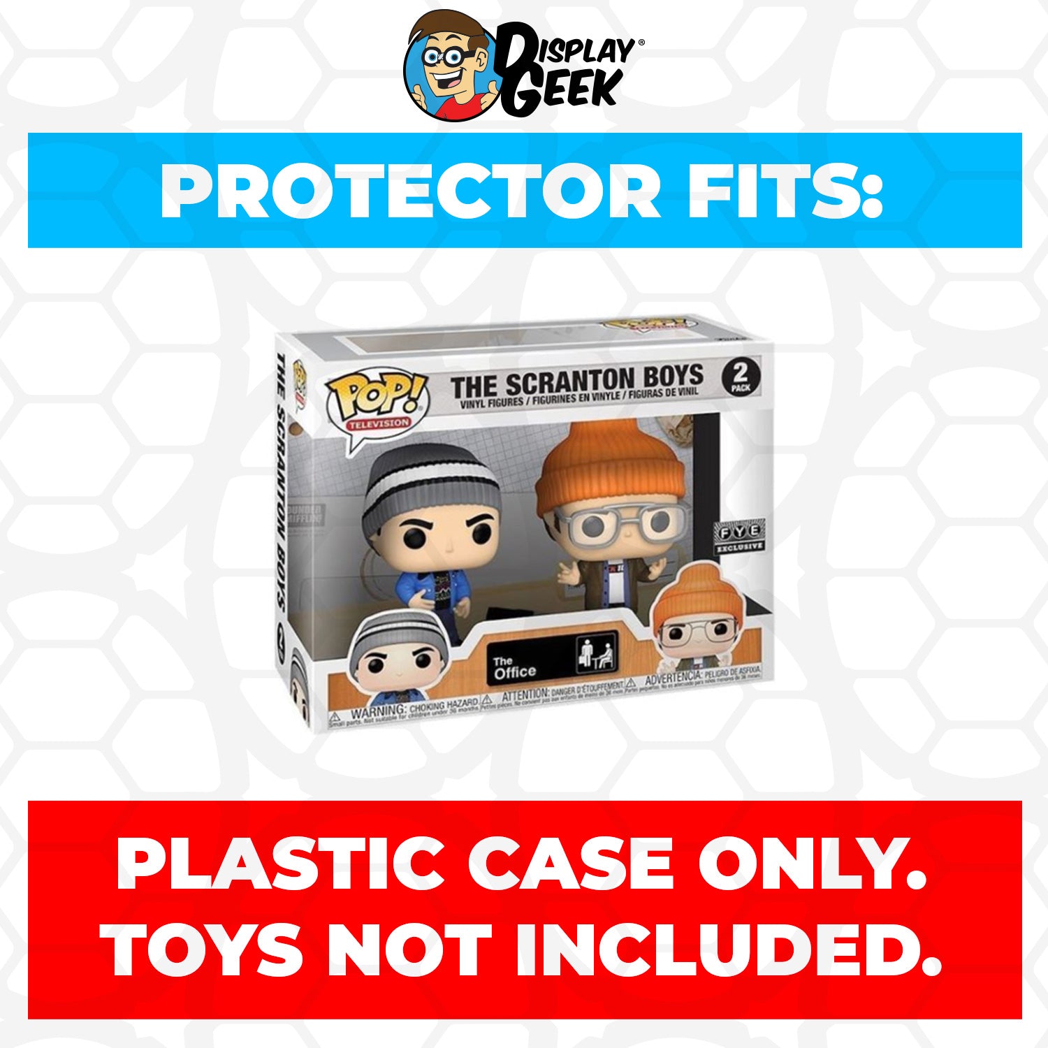Pop Protector for 2 Pack The Scranton Boys Funko Pop Box