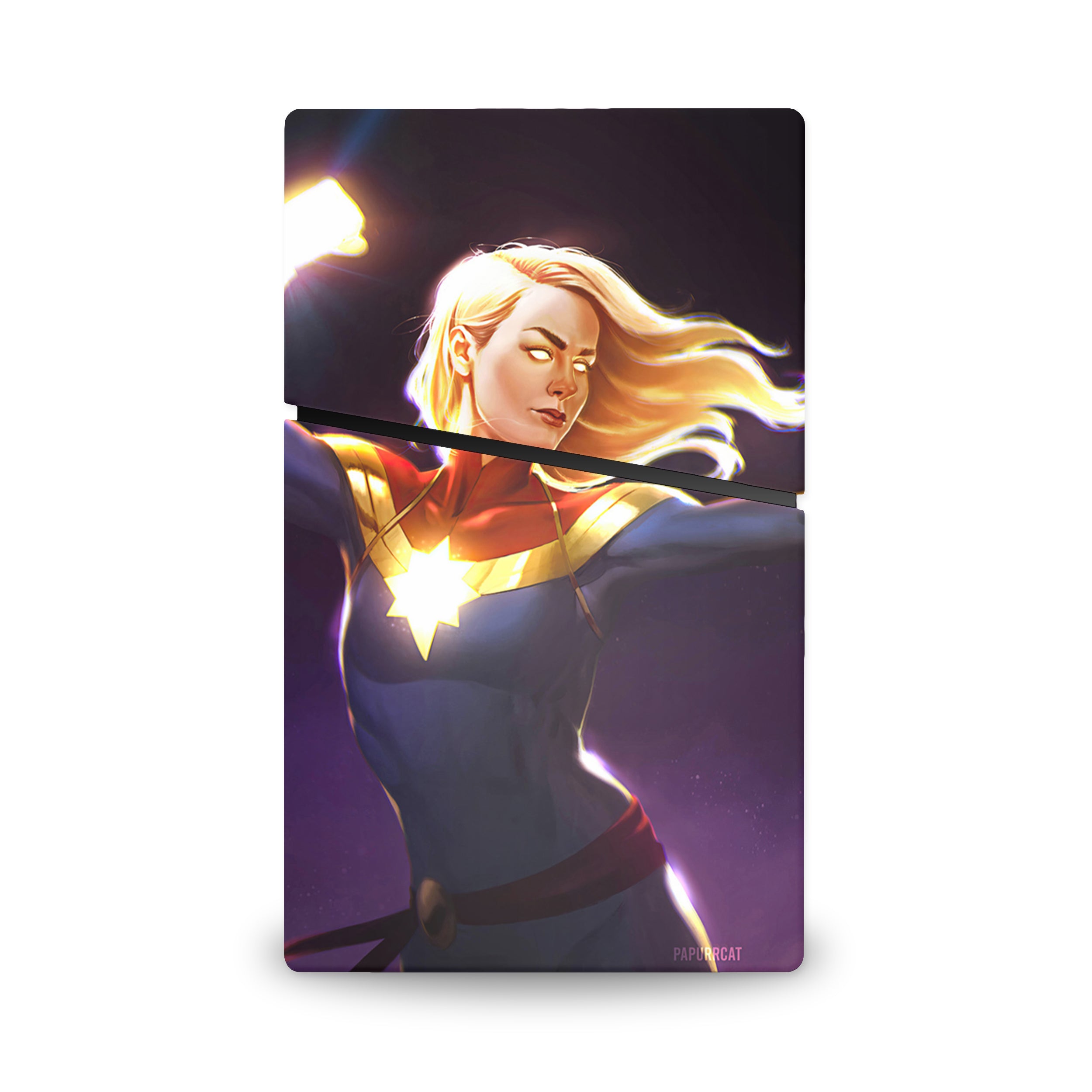 Galactic Champion v6 PS5 Slim Digital Skin - Comics-inspired design