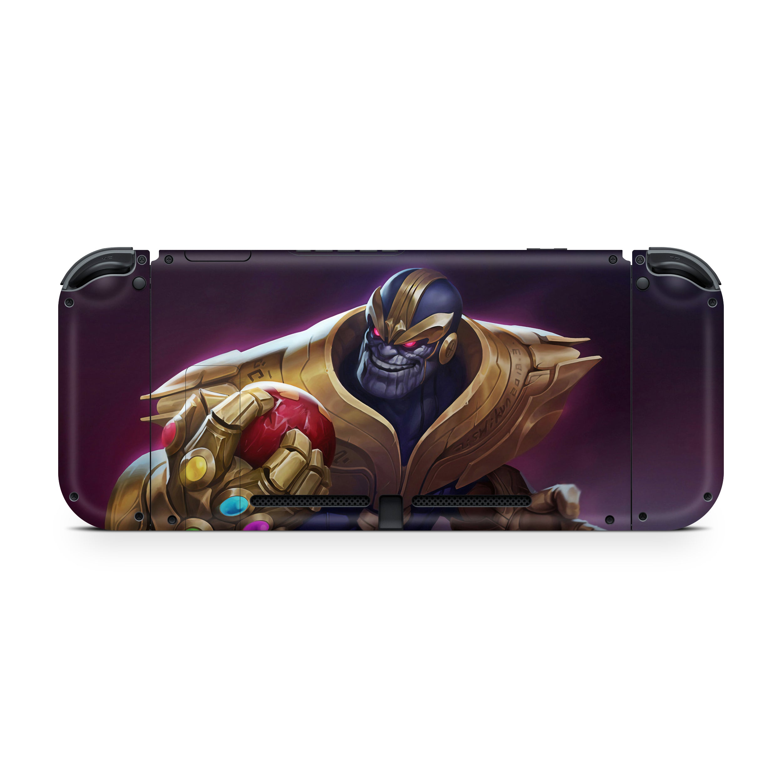 Titan of Doom v8 Nintendo Switch OLED Skin - Comics-inspired design