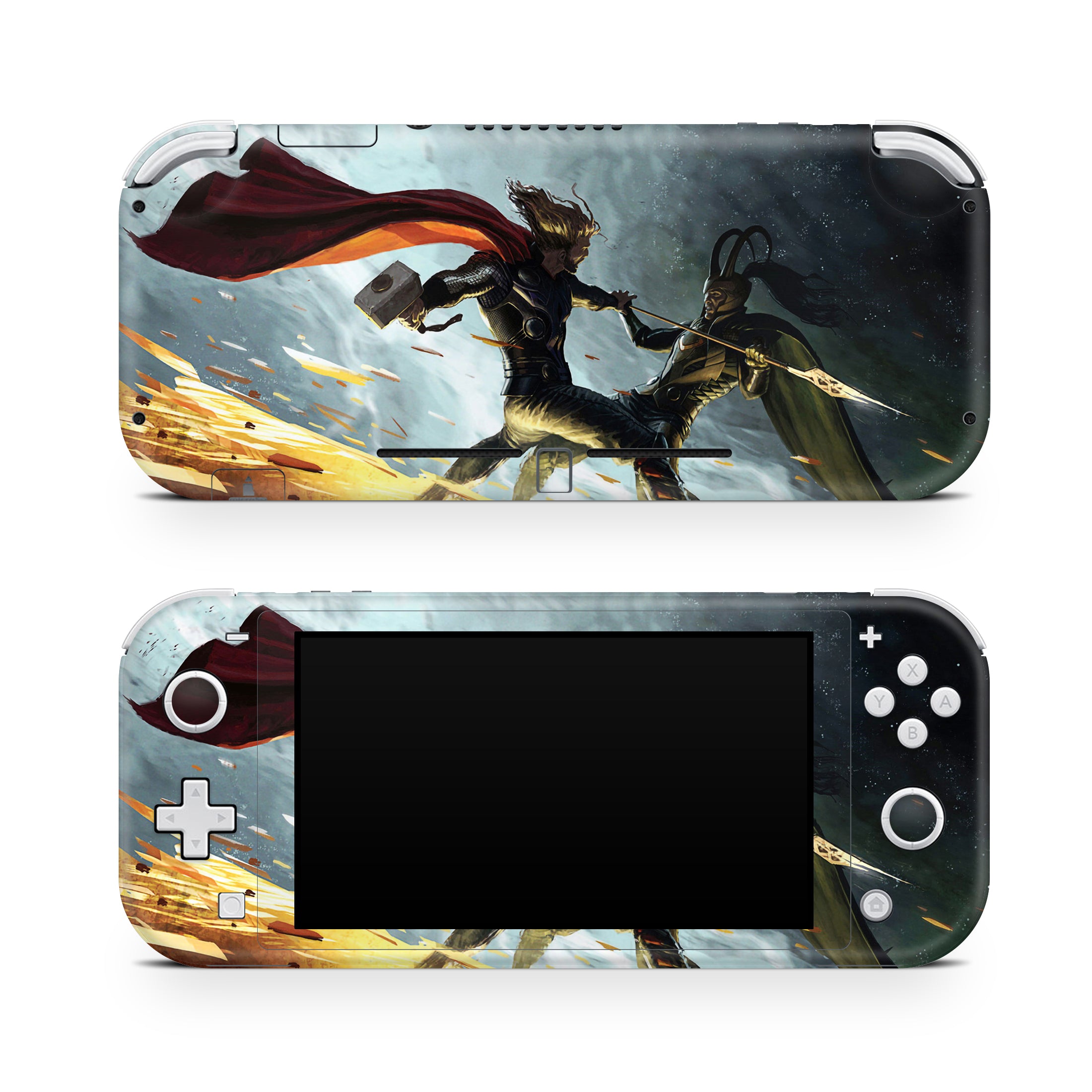 Thunder God v7 Nintendo Switch Lite Skin - Comics-inspired design