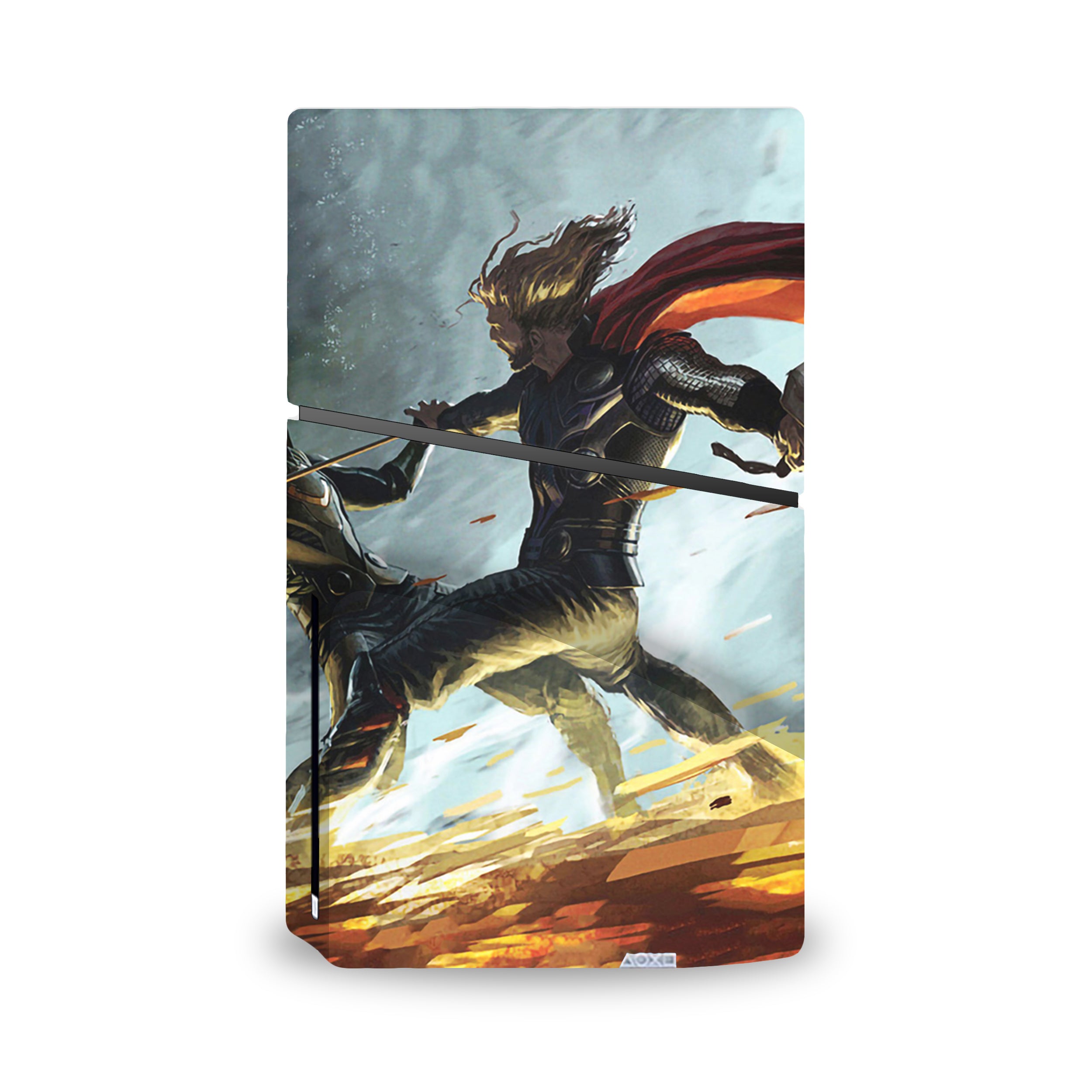 Thunder God v7 PS5 Slim Skin - Comics-inspired design