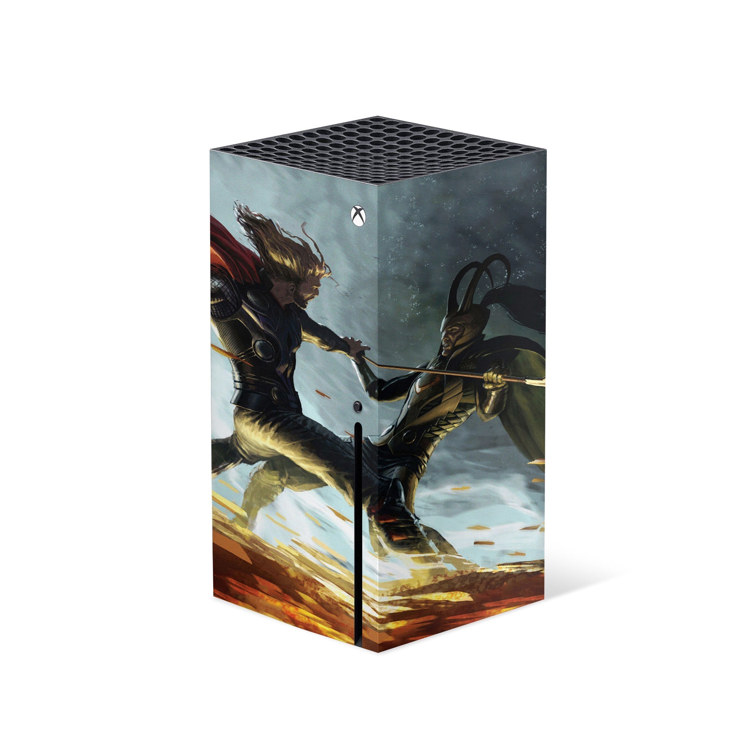 Thunder God v7 Xbox Series X Skin - Comics-inspired design