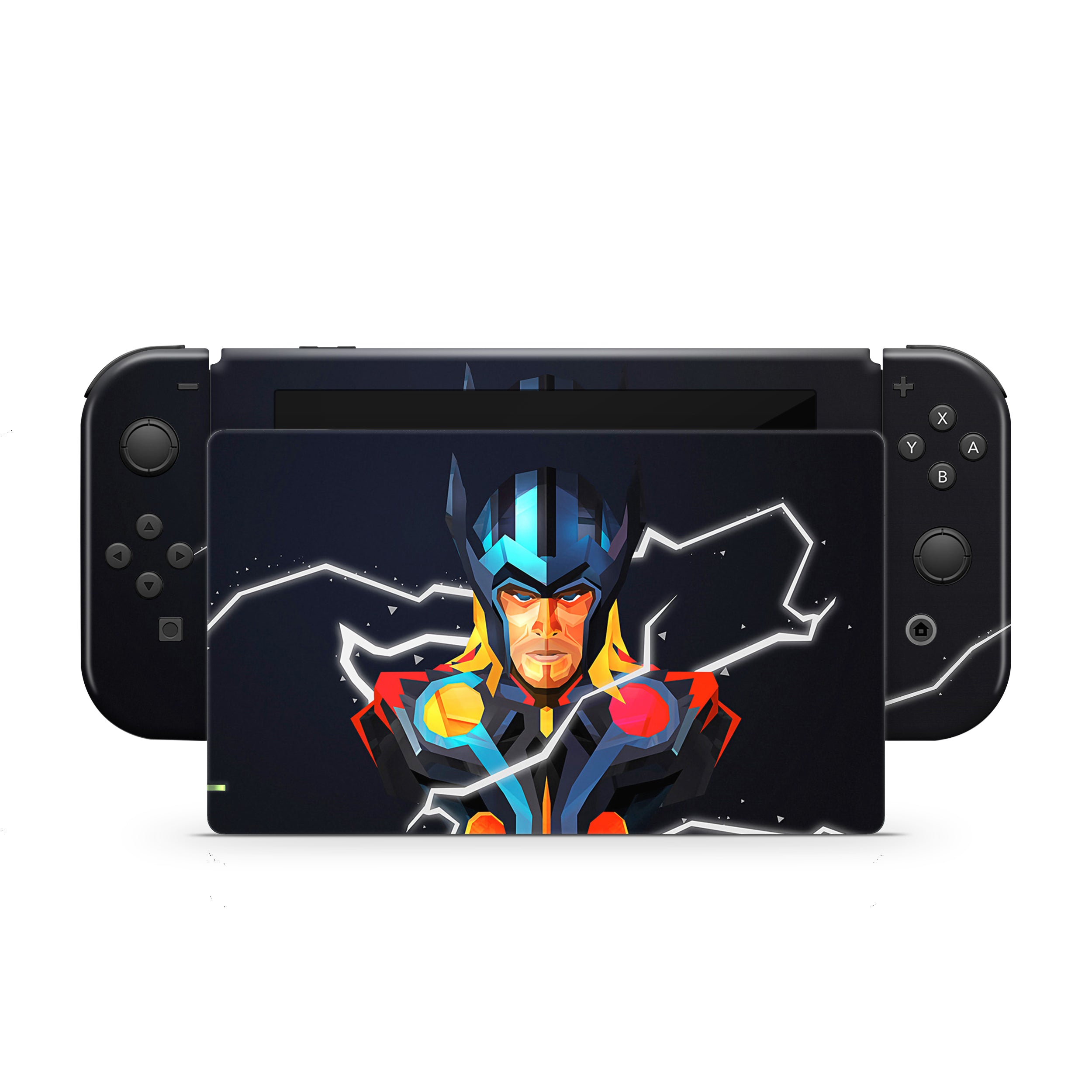 Thunder God v8 Nintendo Switch Skin - Comics-inspired design