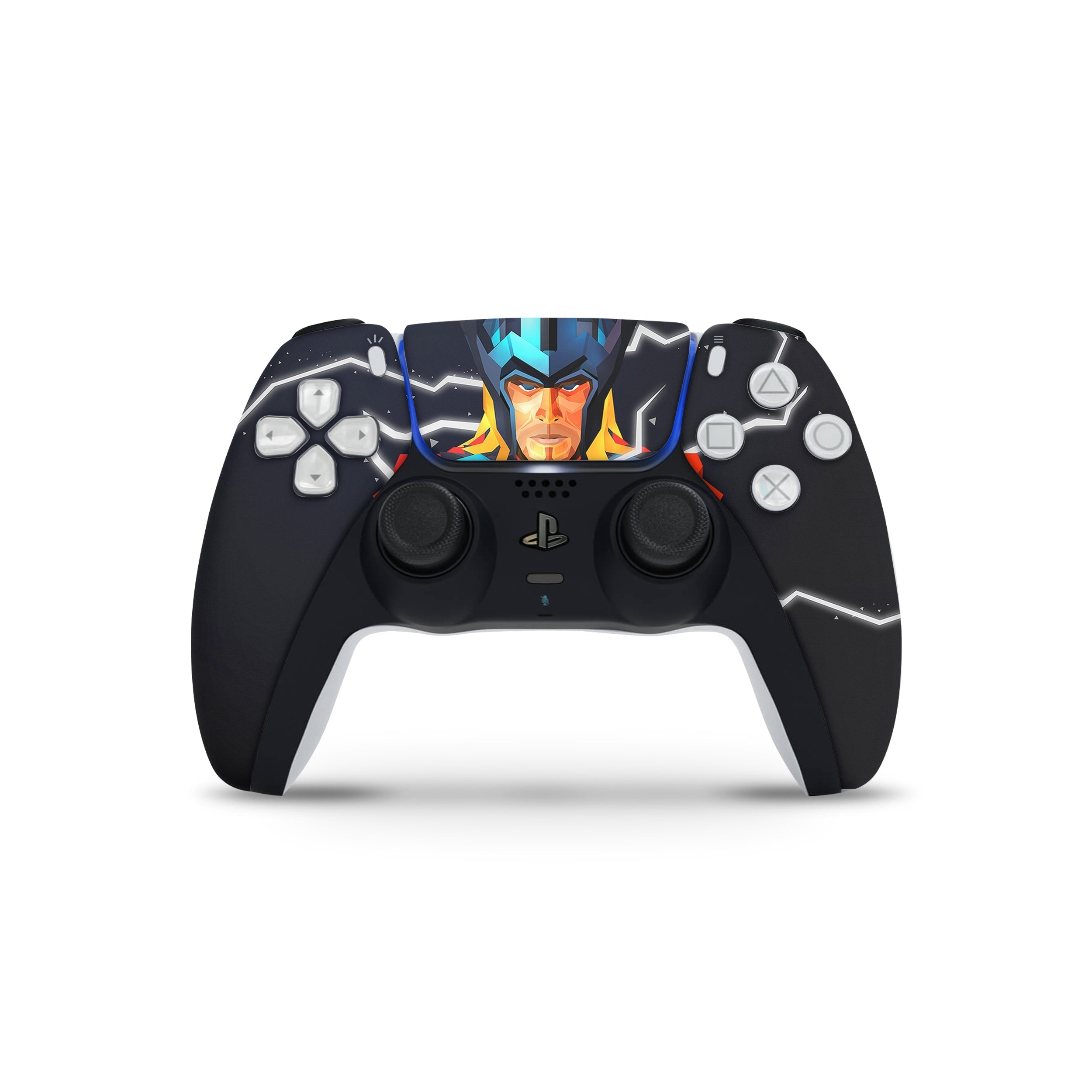 Thunder God v8 PS5 Controller Skin - Comics-inspired design