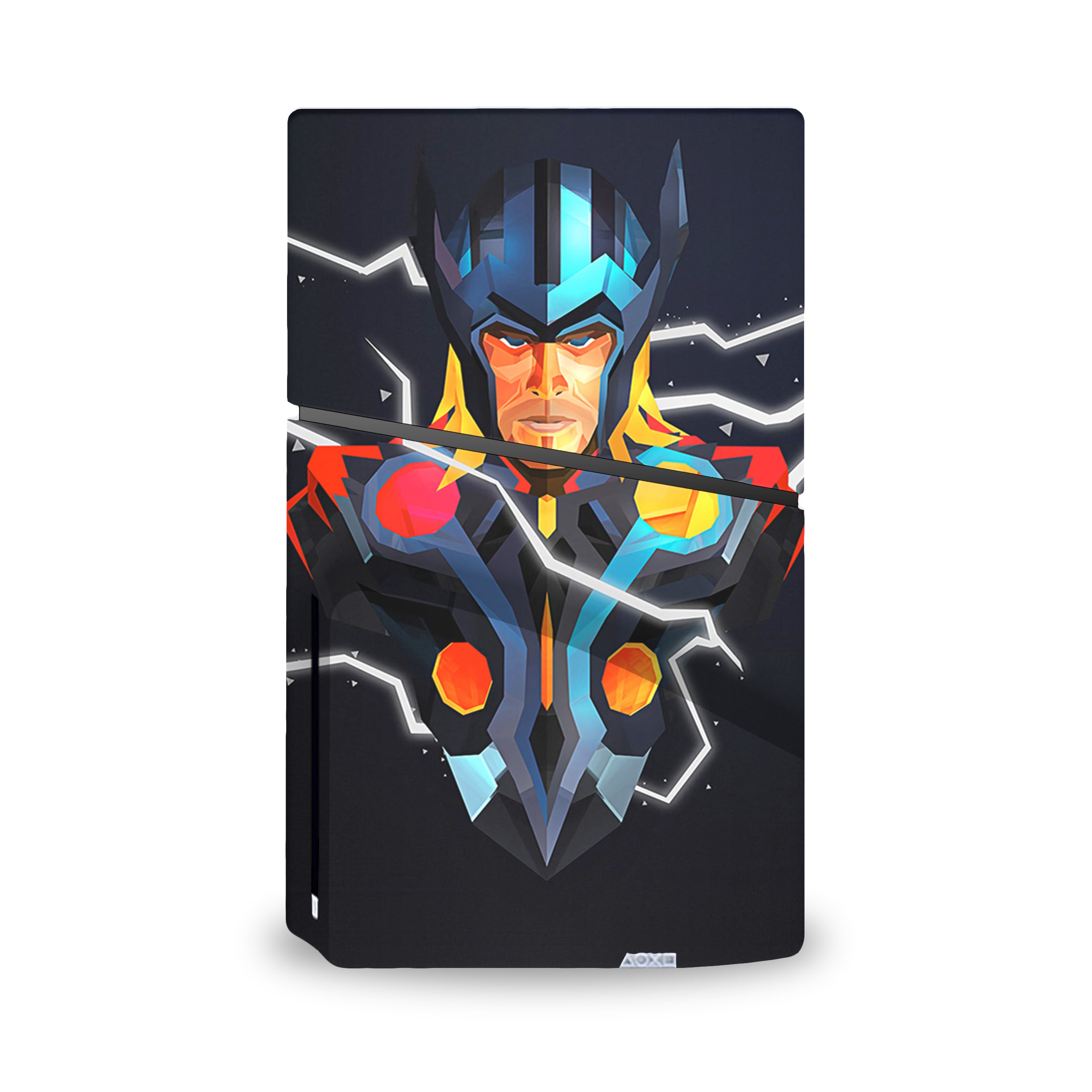 Thunder God v8 PS5 Slim Skin - Comics-inspired design