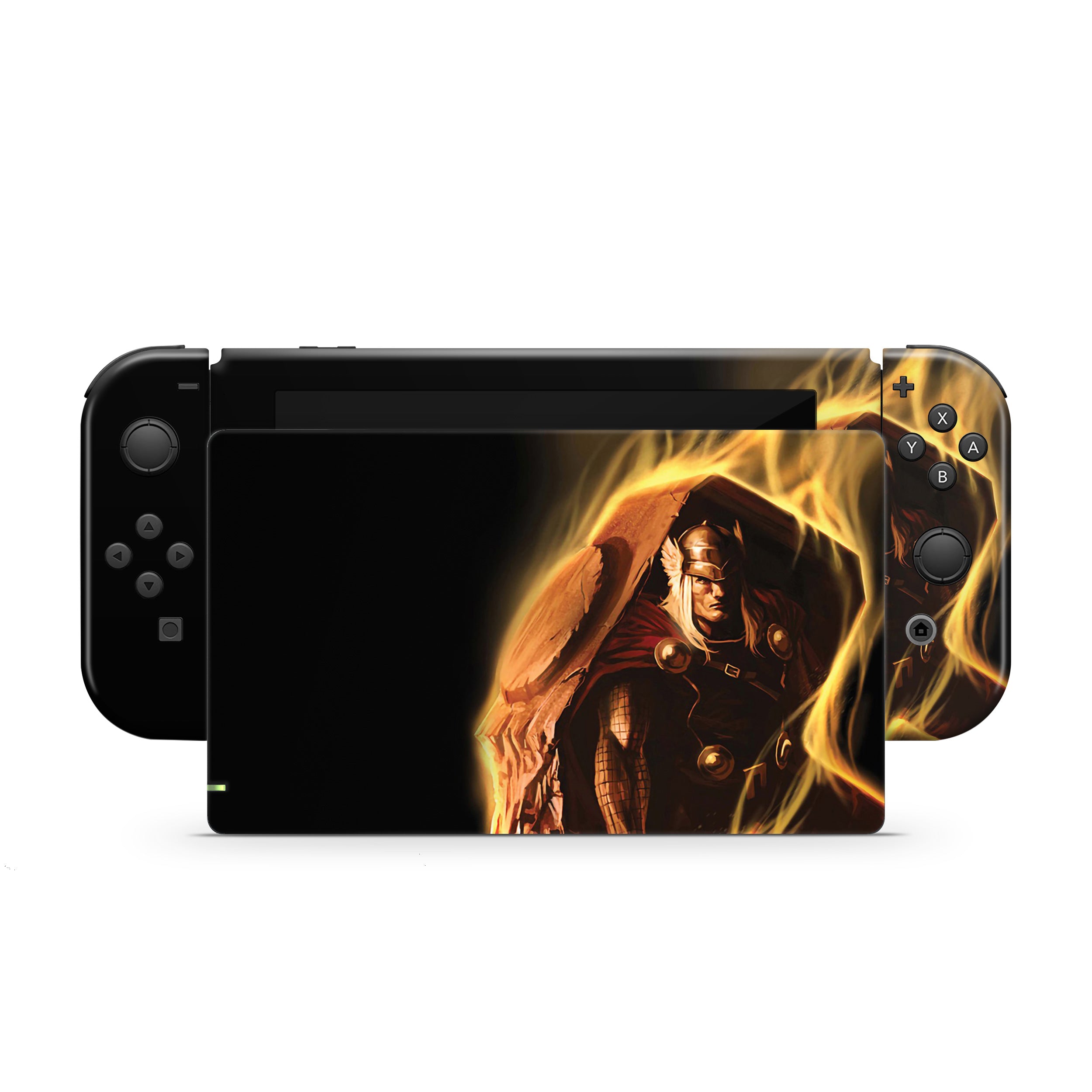 Thunder God v9 Nintendo Switch Skin - Comics-inspired design