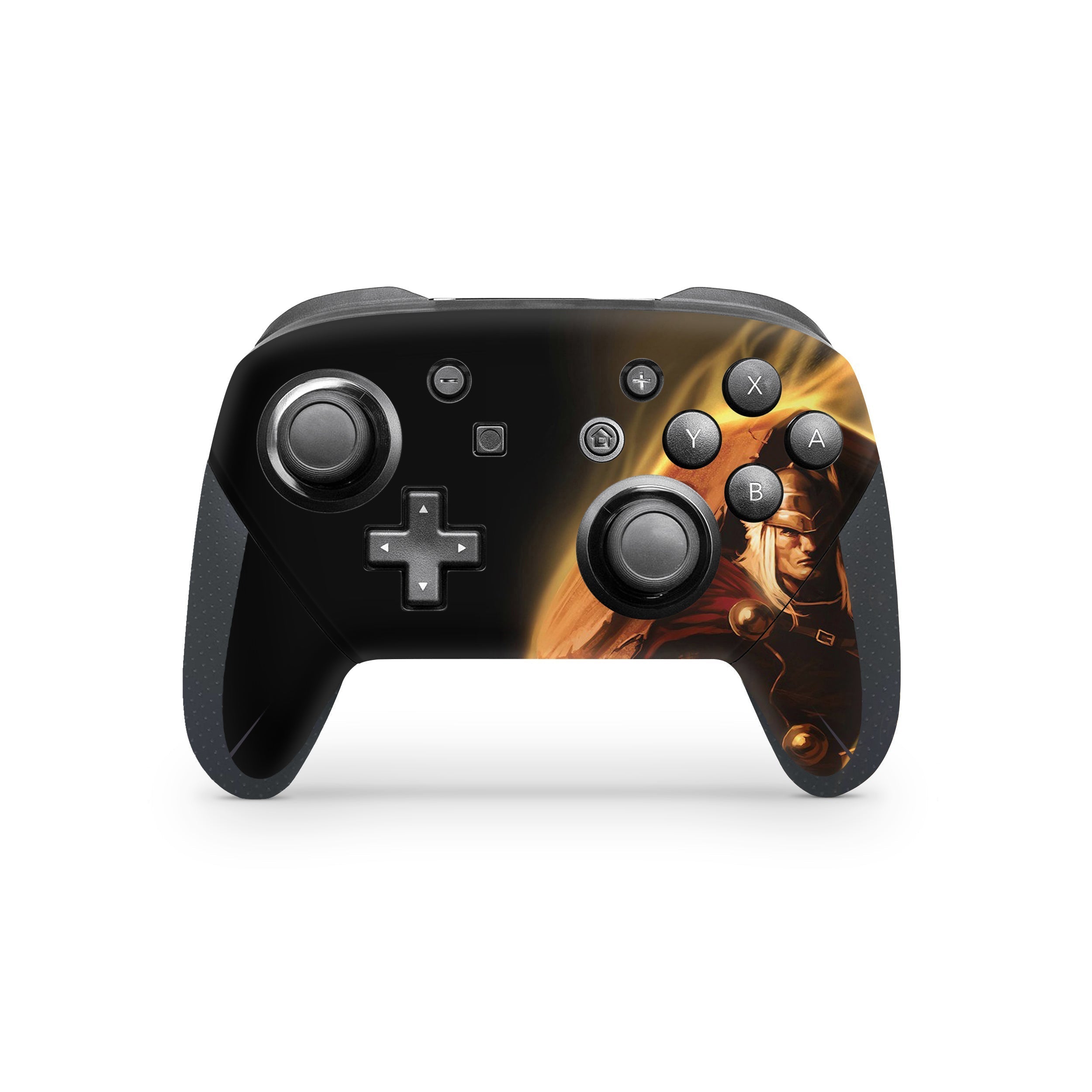 Thunder God v9 Nintendo Switch Pro Controller Skin - Comics-inspired design