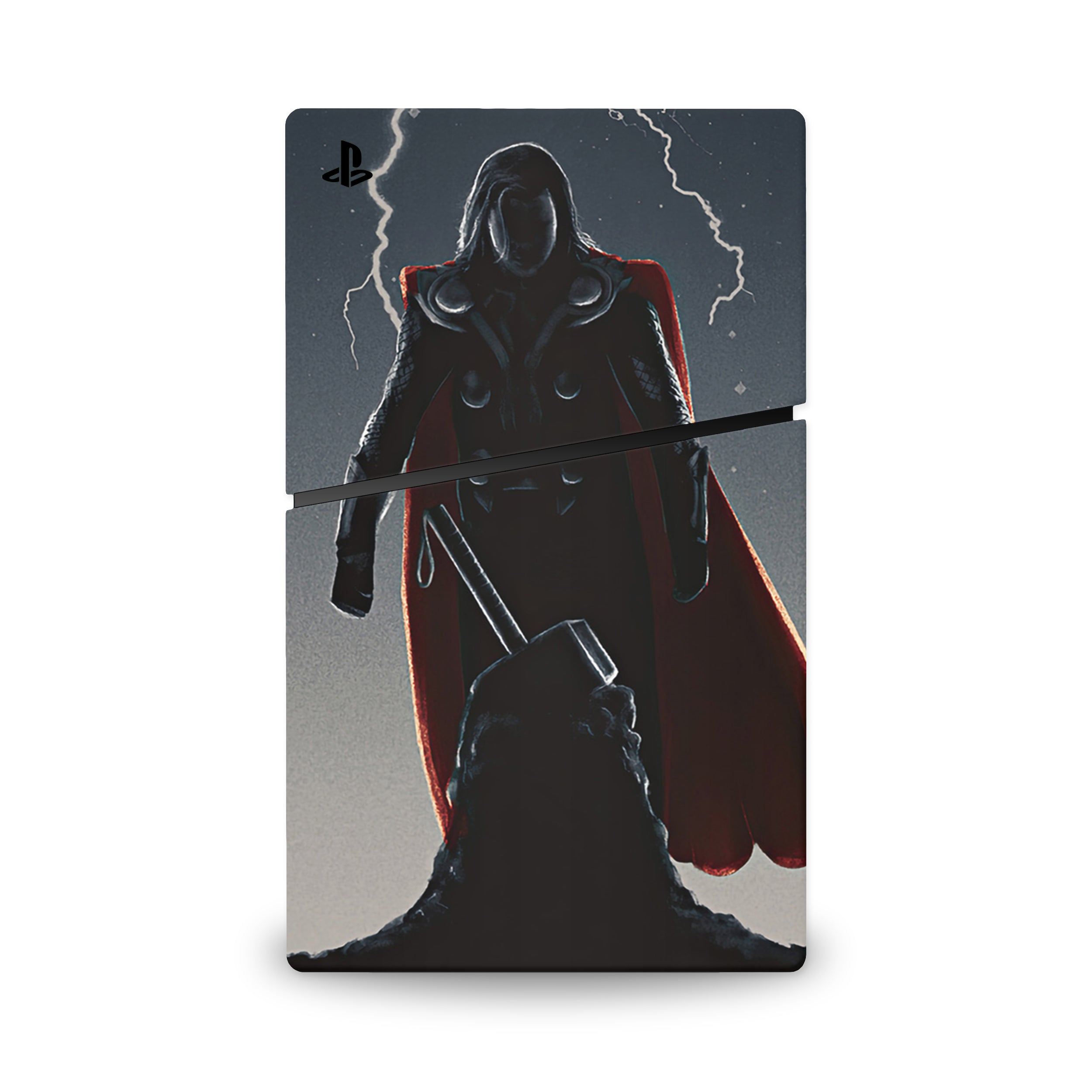 Thunder God v10 PS5 Slim Skin - Comics-inspired design