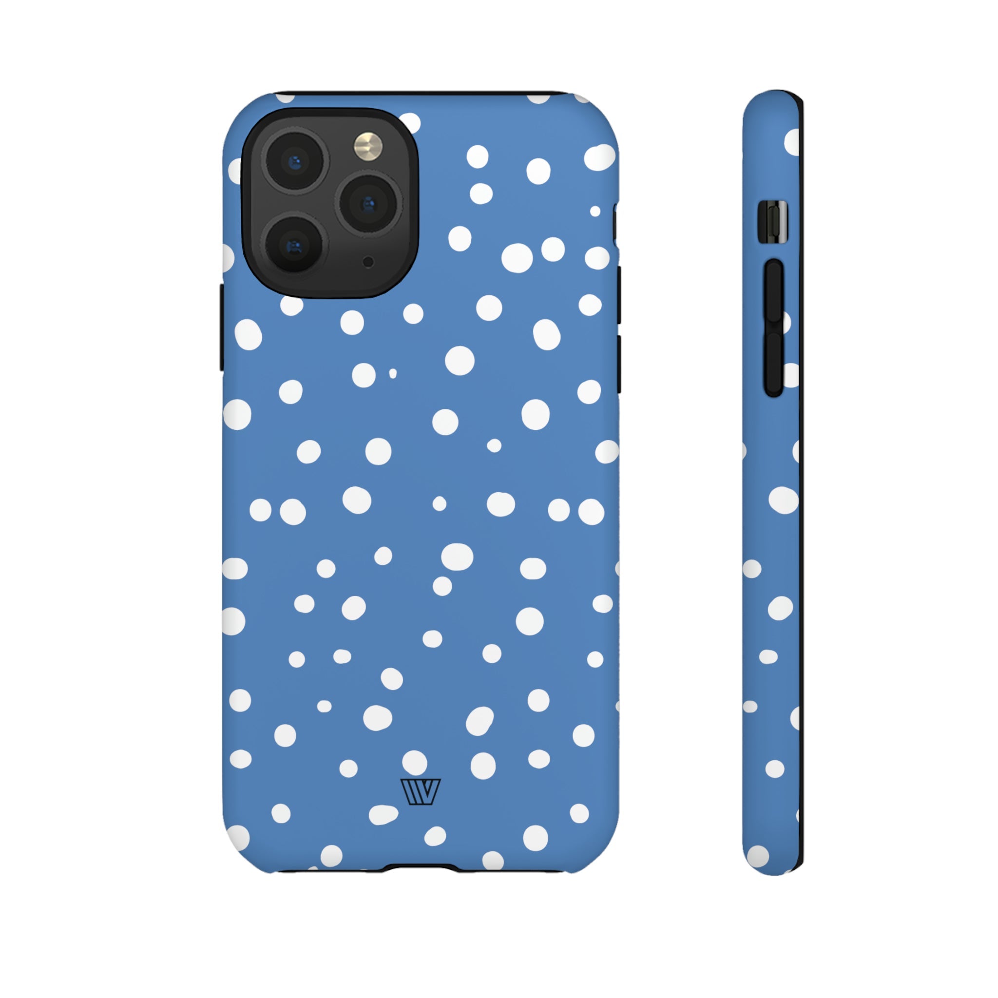 DUSTY BLUE DOTS | Tough Phone Case