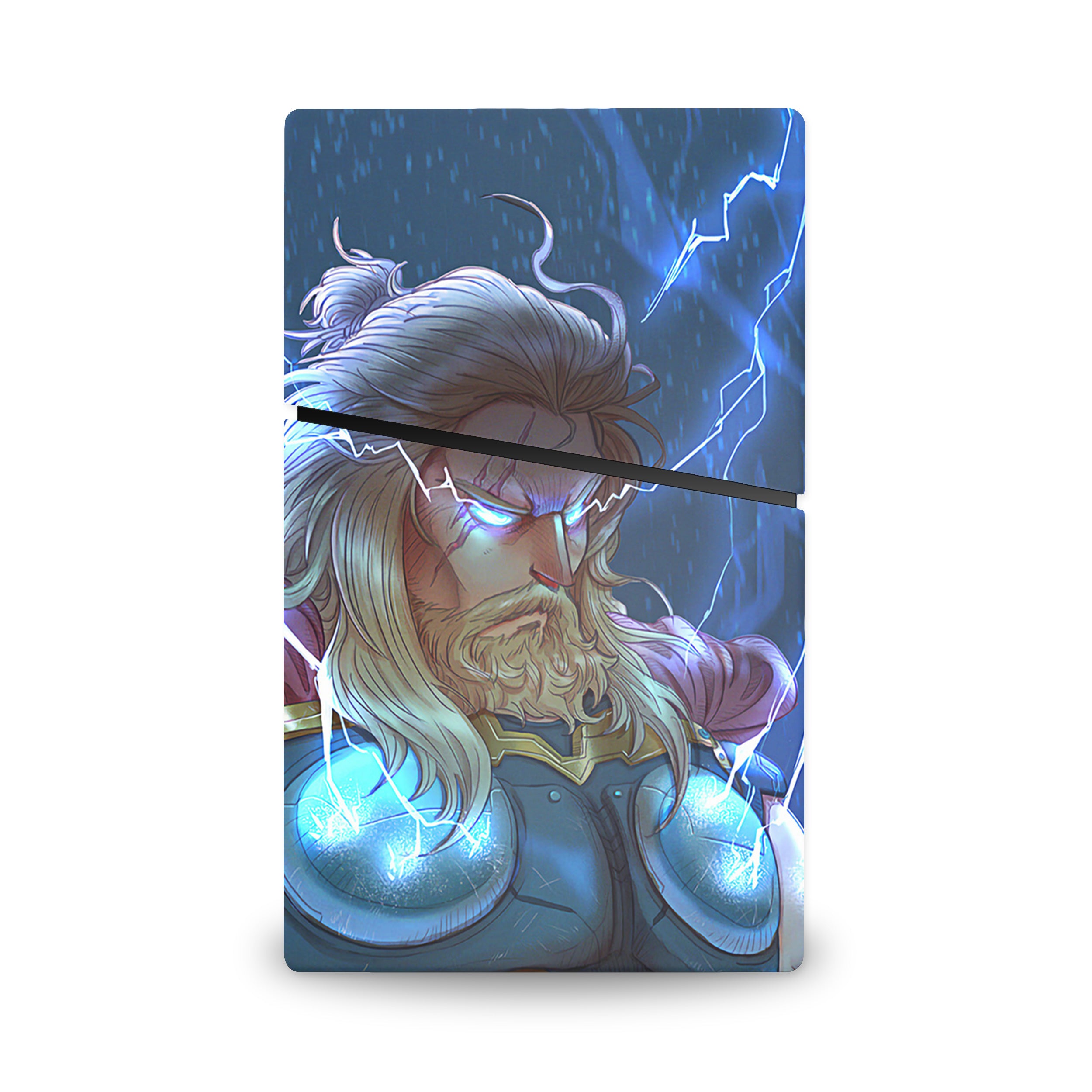Thunder God v11 PS5 Slim Digital Skin - Comics-inspired design