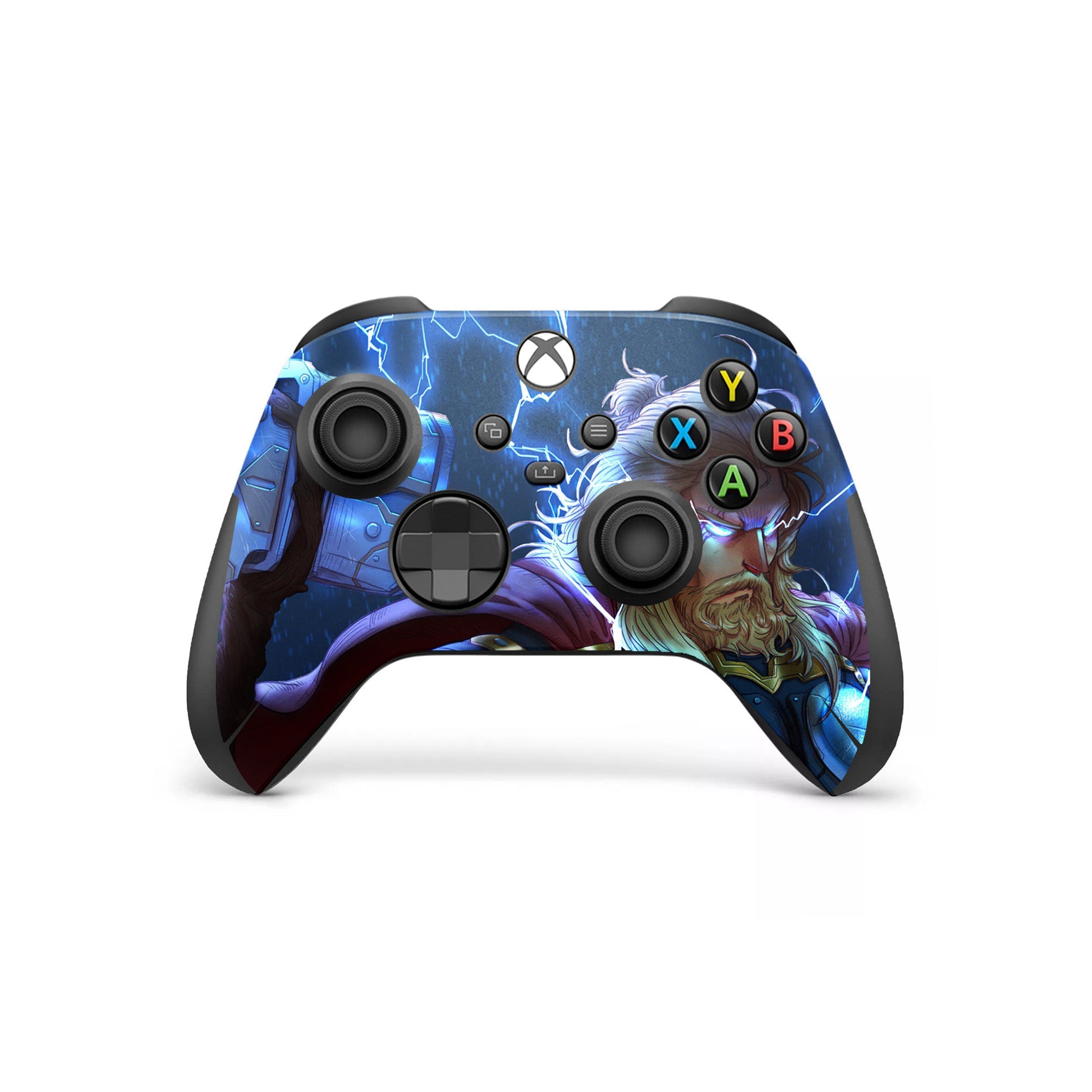 Thunder God v11 Xbox Series Controller Skin - Comics-inspired design