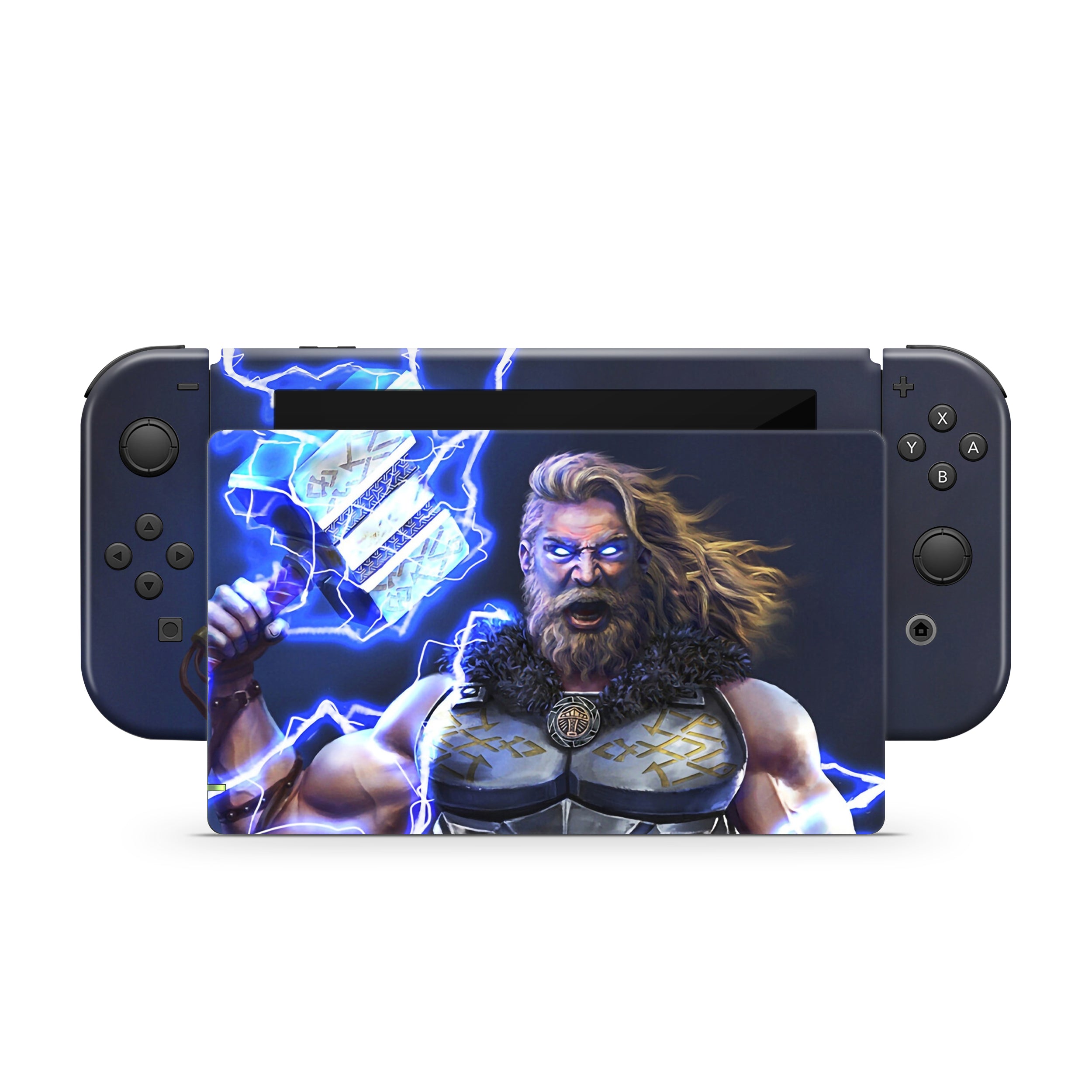 Thunder God v12 Nintendo Switch Skin - Comics-inspired design